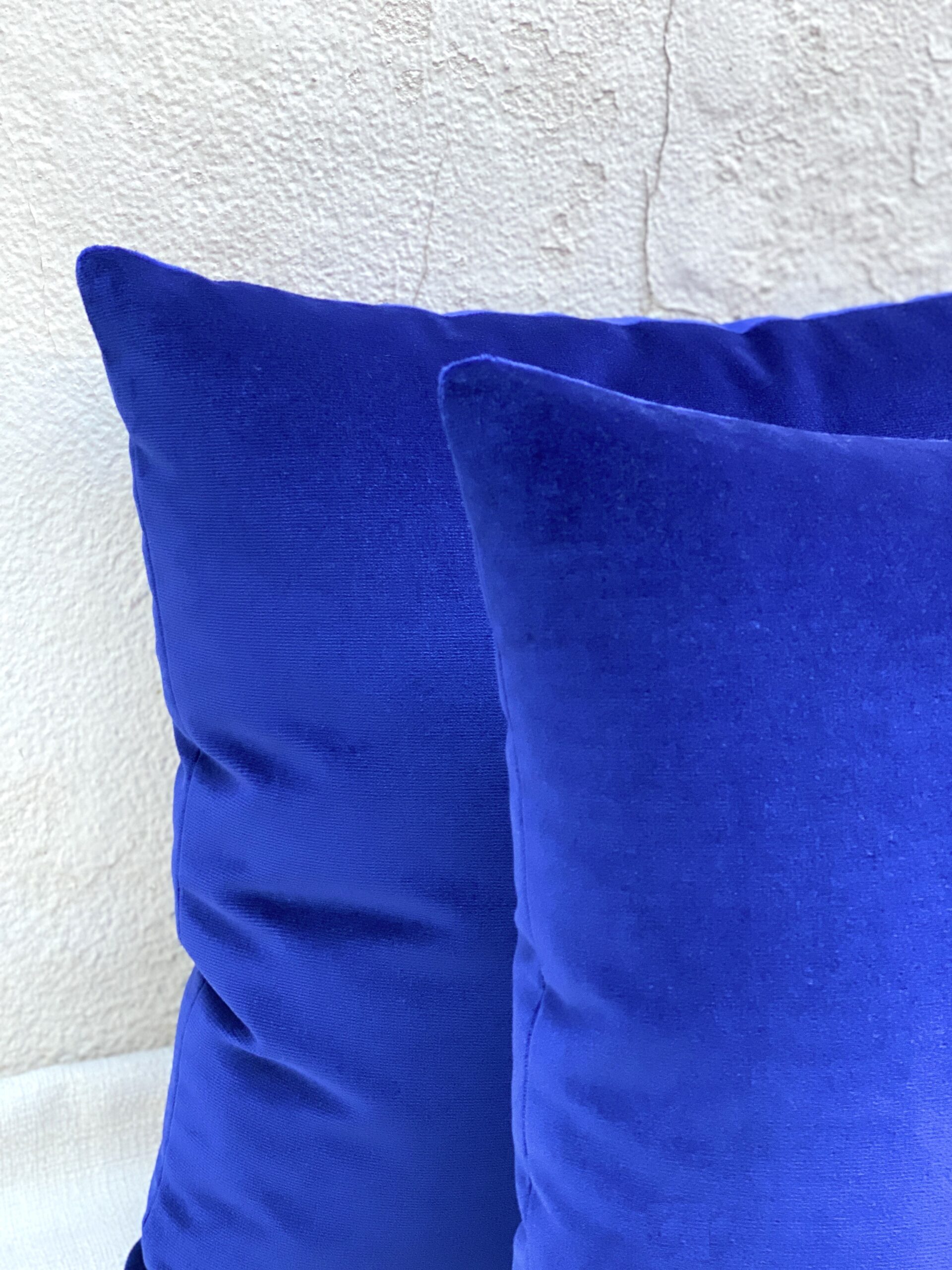 Holly Hunt Aqua Velvet III Pillows