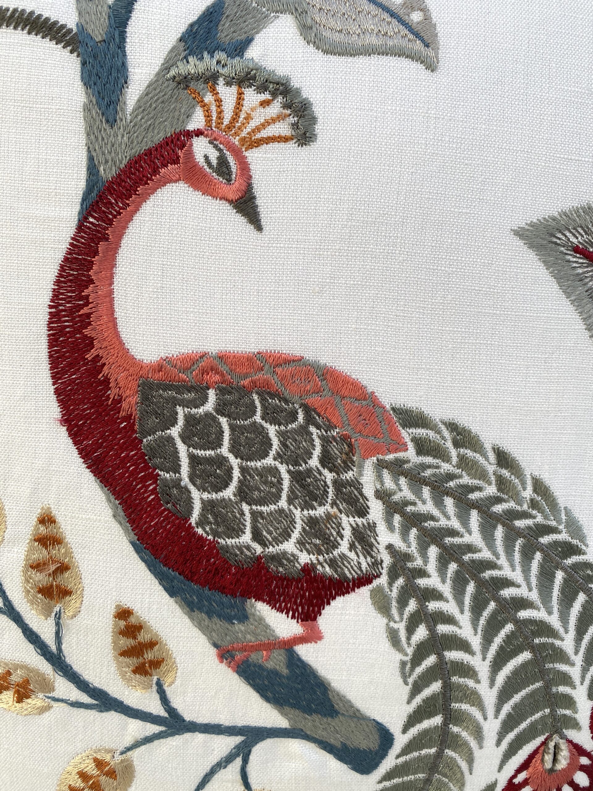 Jane Churchill Jaipur Peacock Pillows