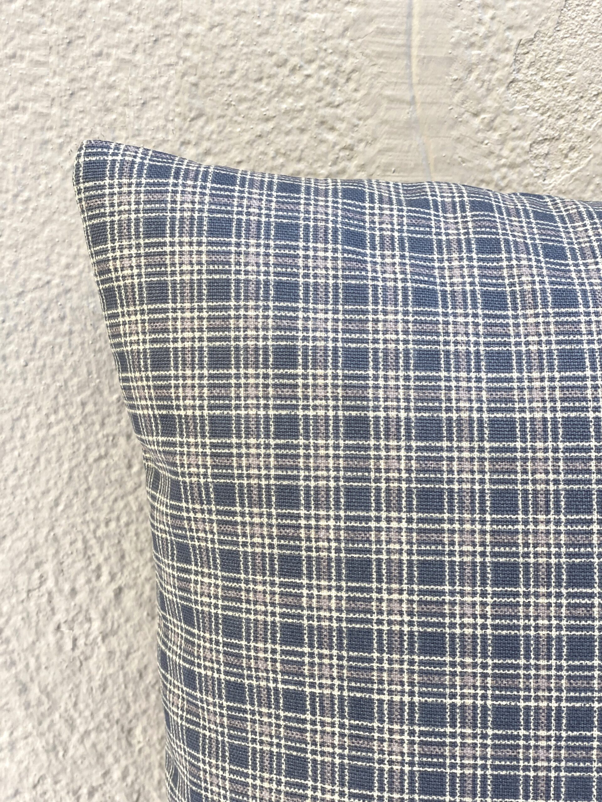 Plaid Blue Pillows