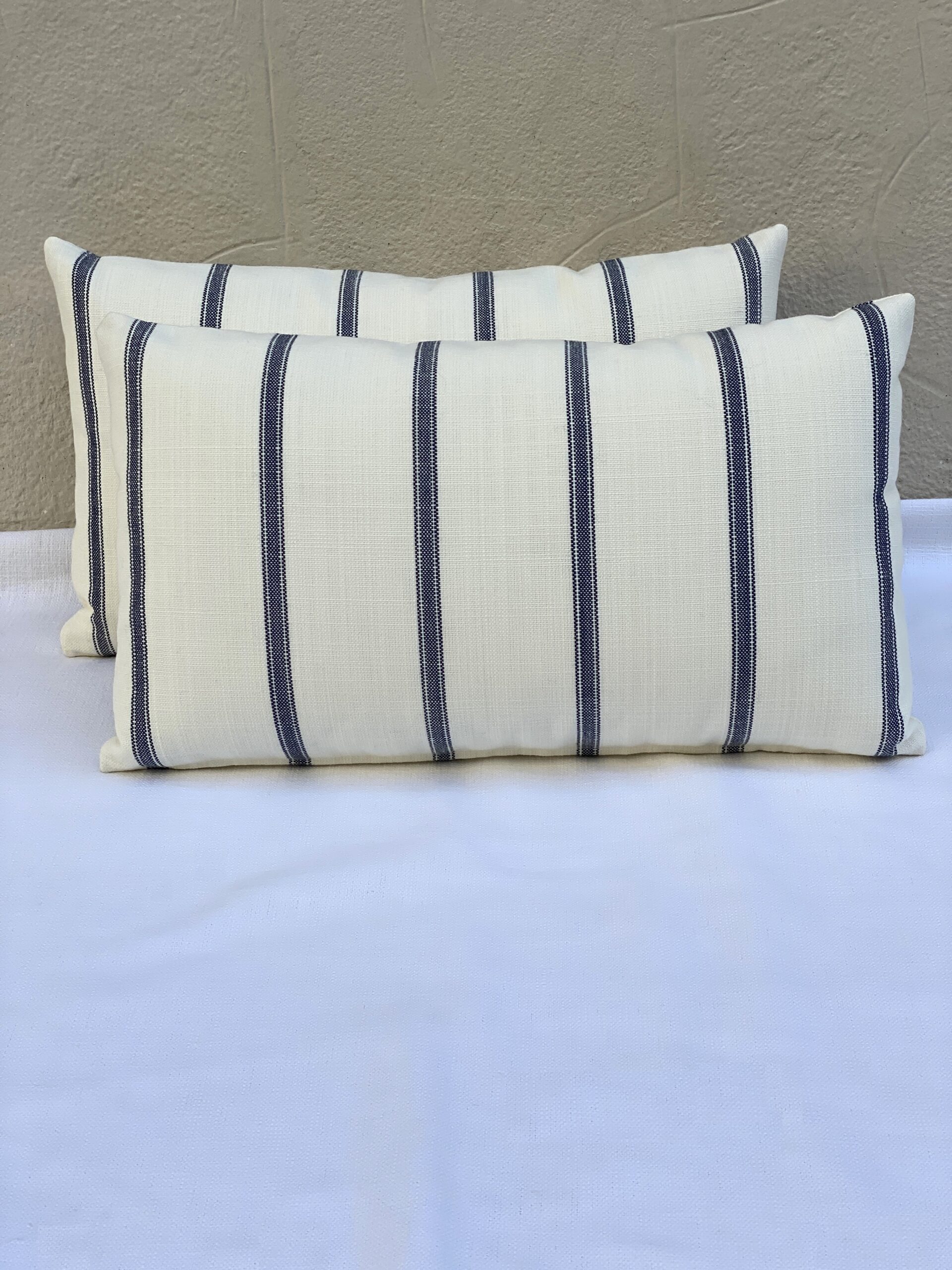Mark Alexander Veranda Ticking Pillows