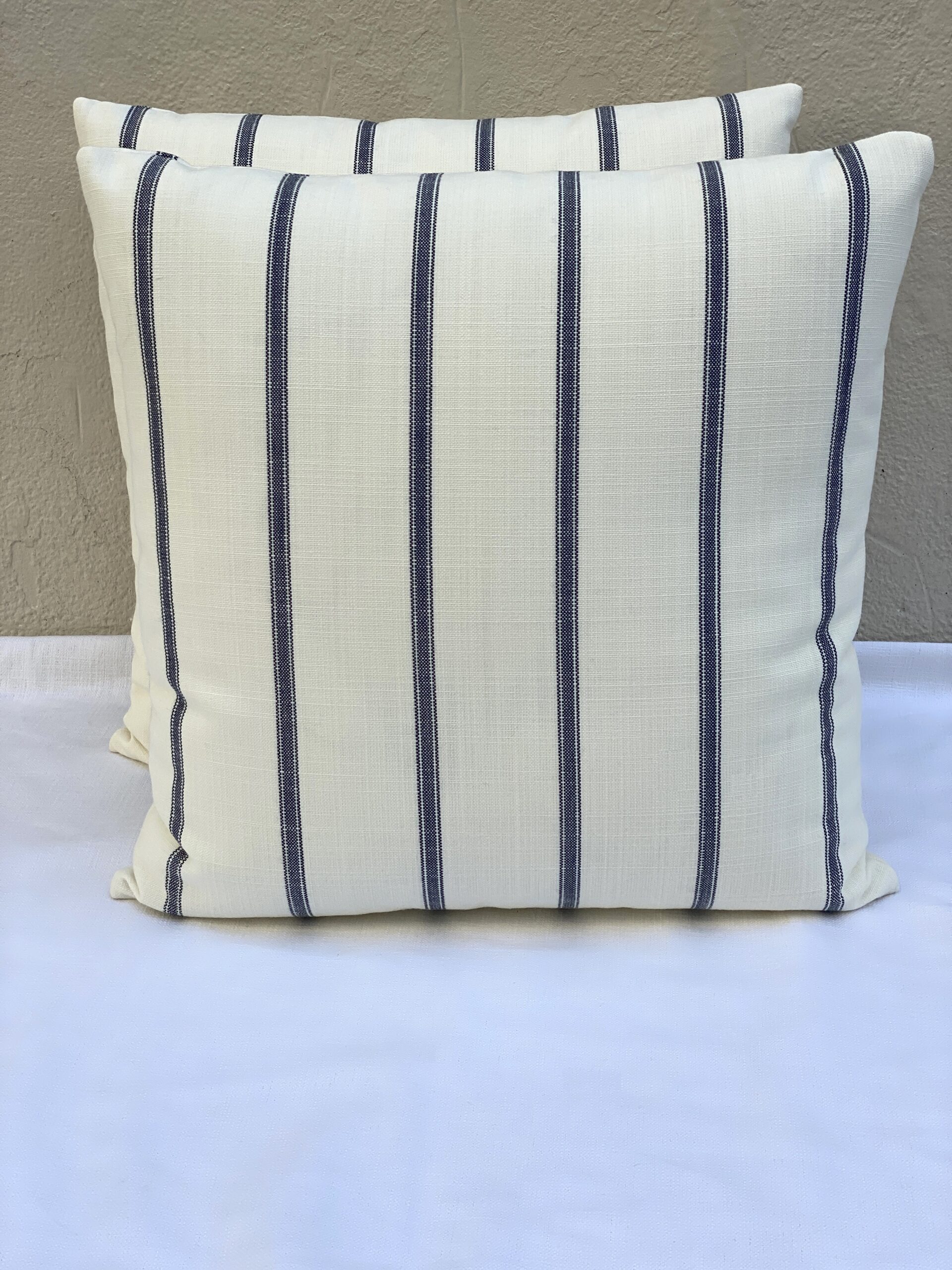Mark Alexander Veranda Ticking Pillows
