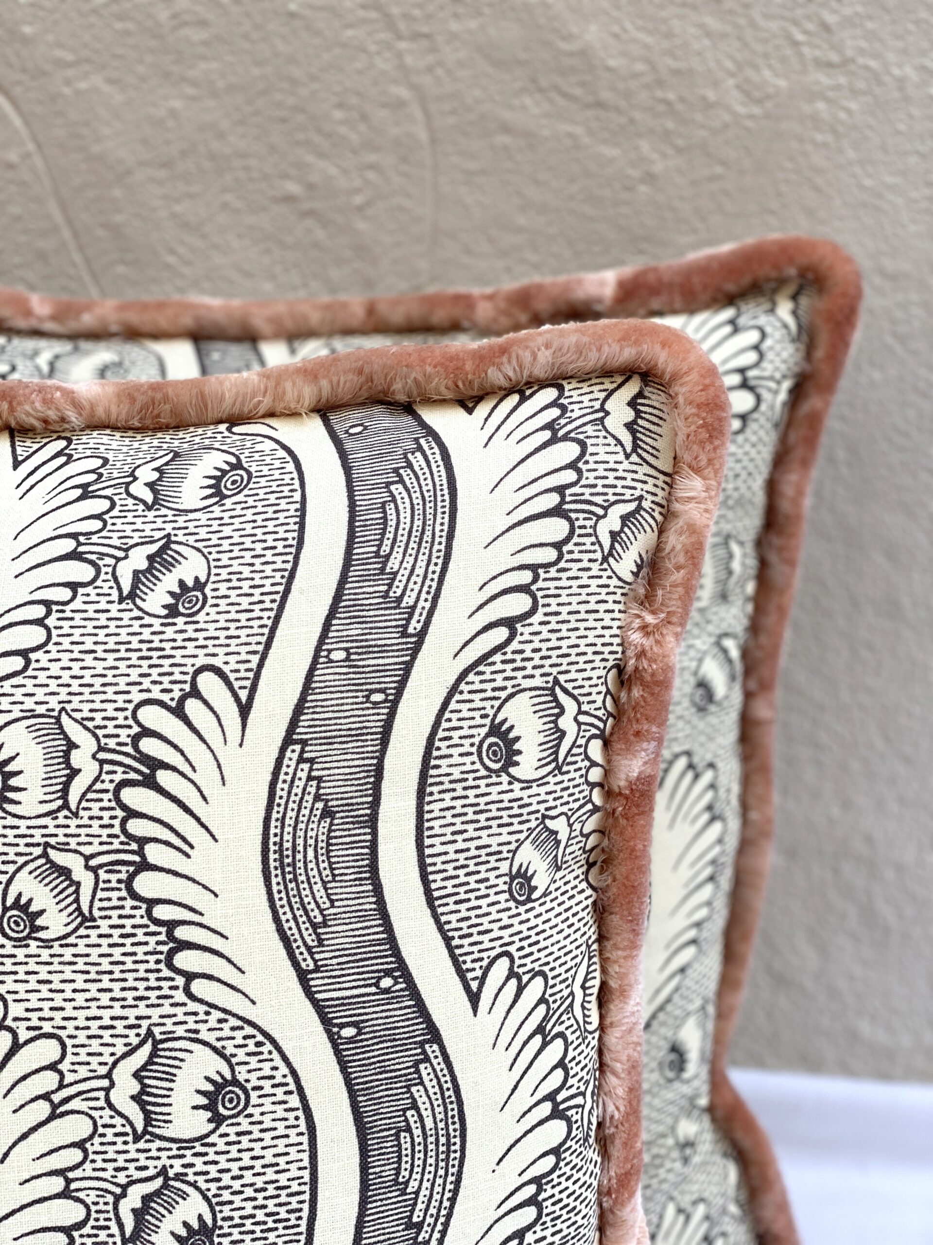 Antoinette Poisson Linen Fabric 2B Pillows