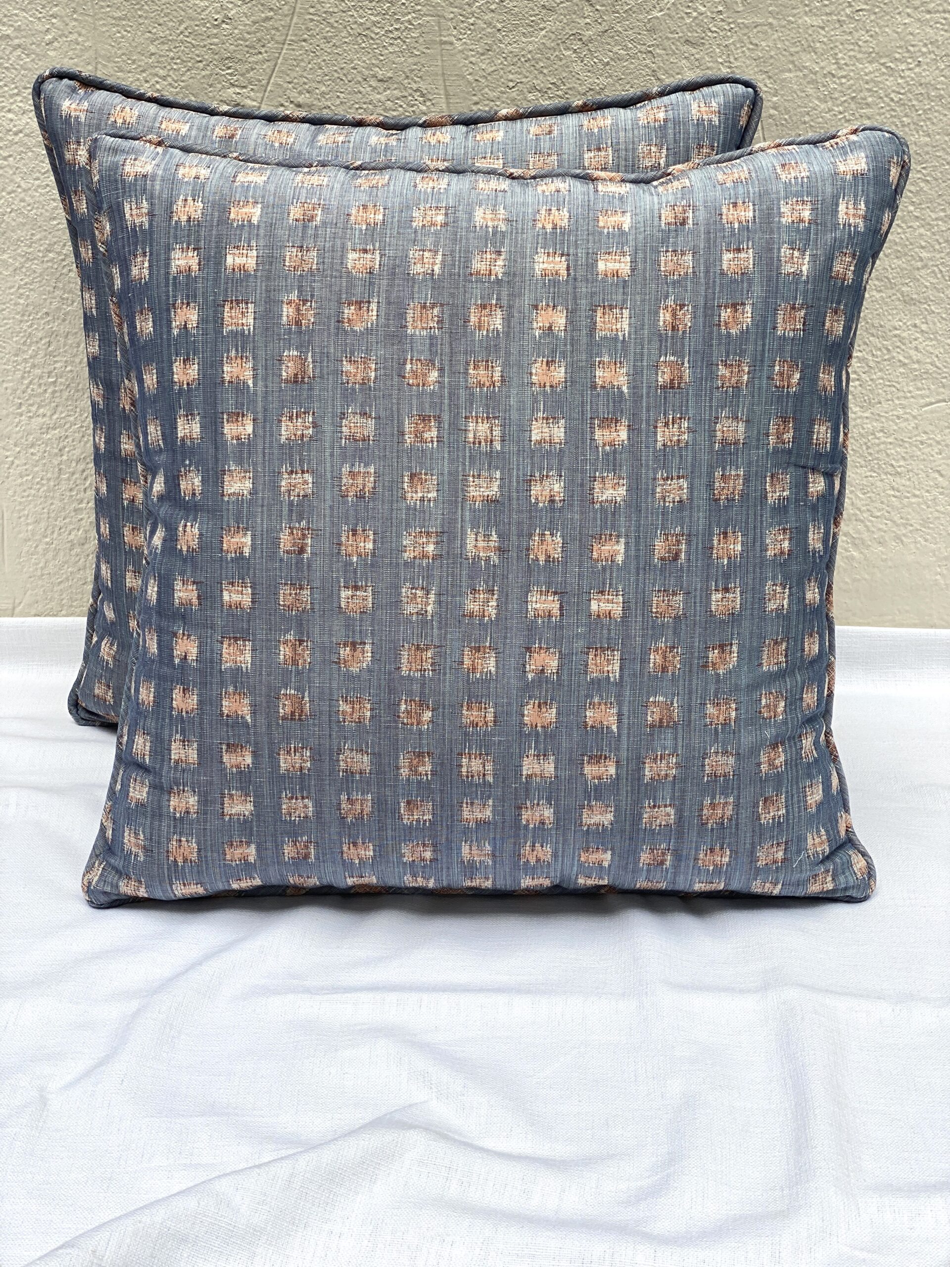 Rebecca Atwood Gridded Ikat Pillows