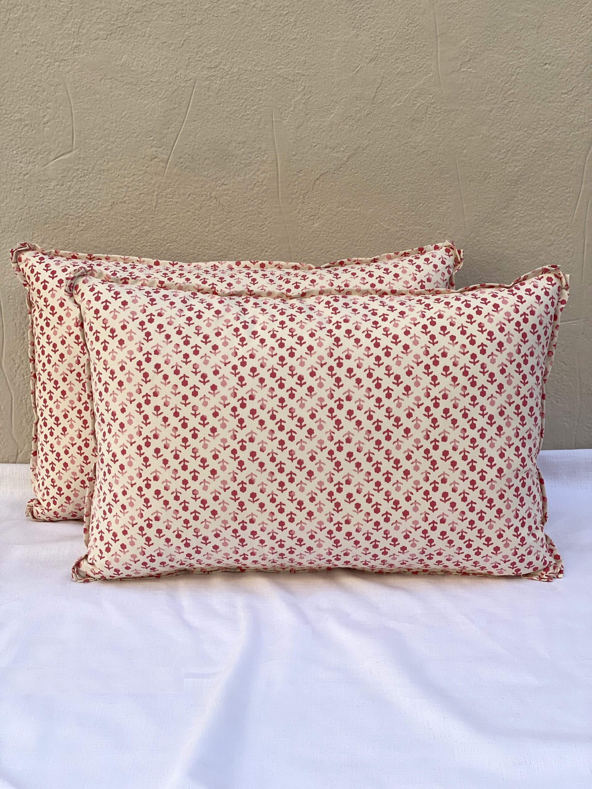 Schumacher Beatriz Handprint Pillows