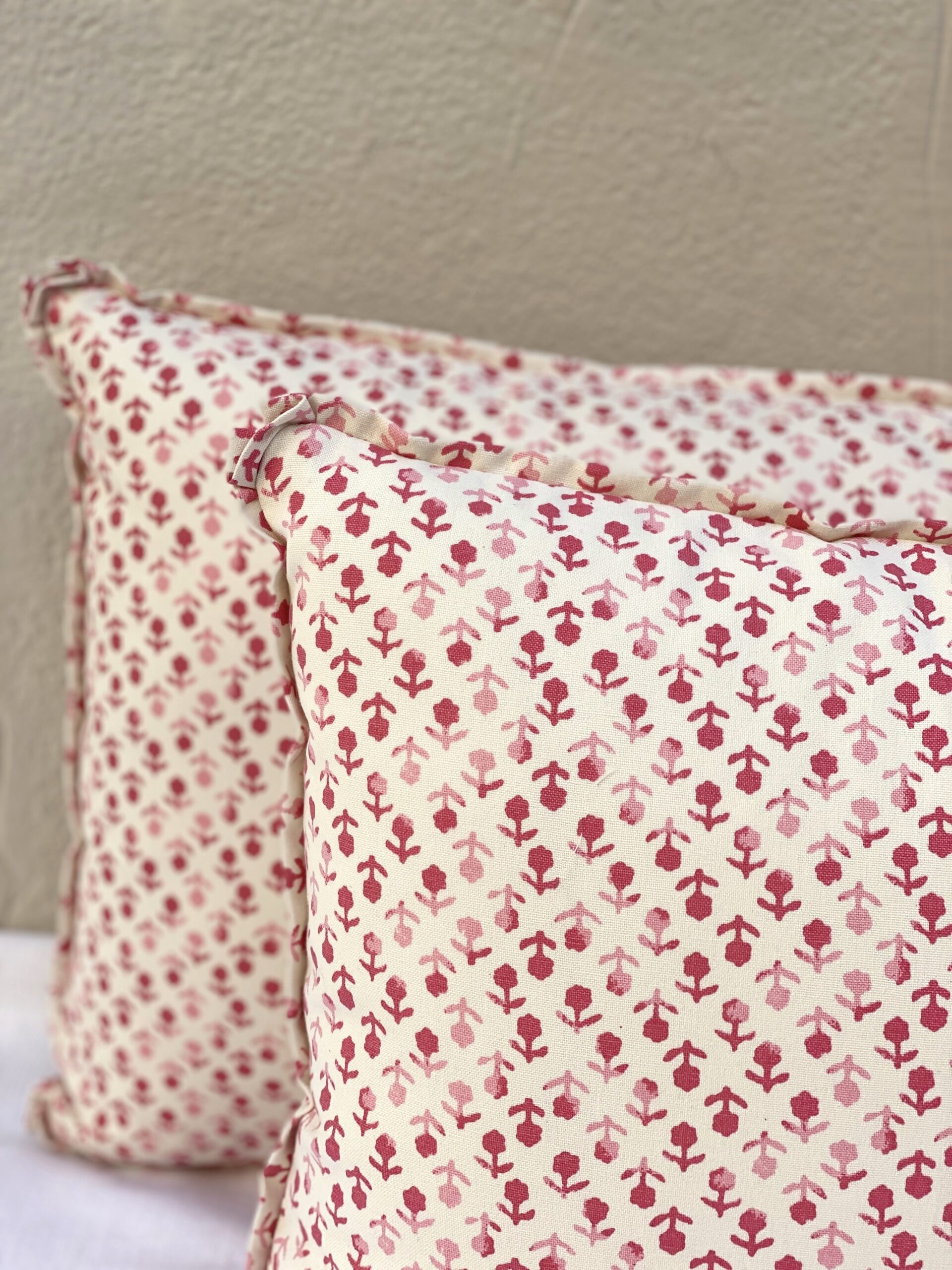 Schumacher Beatriz Handprint Pillows