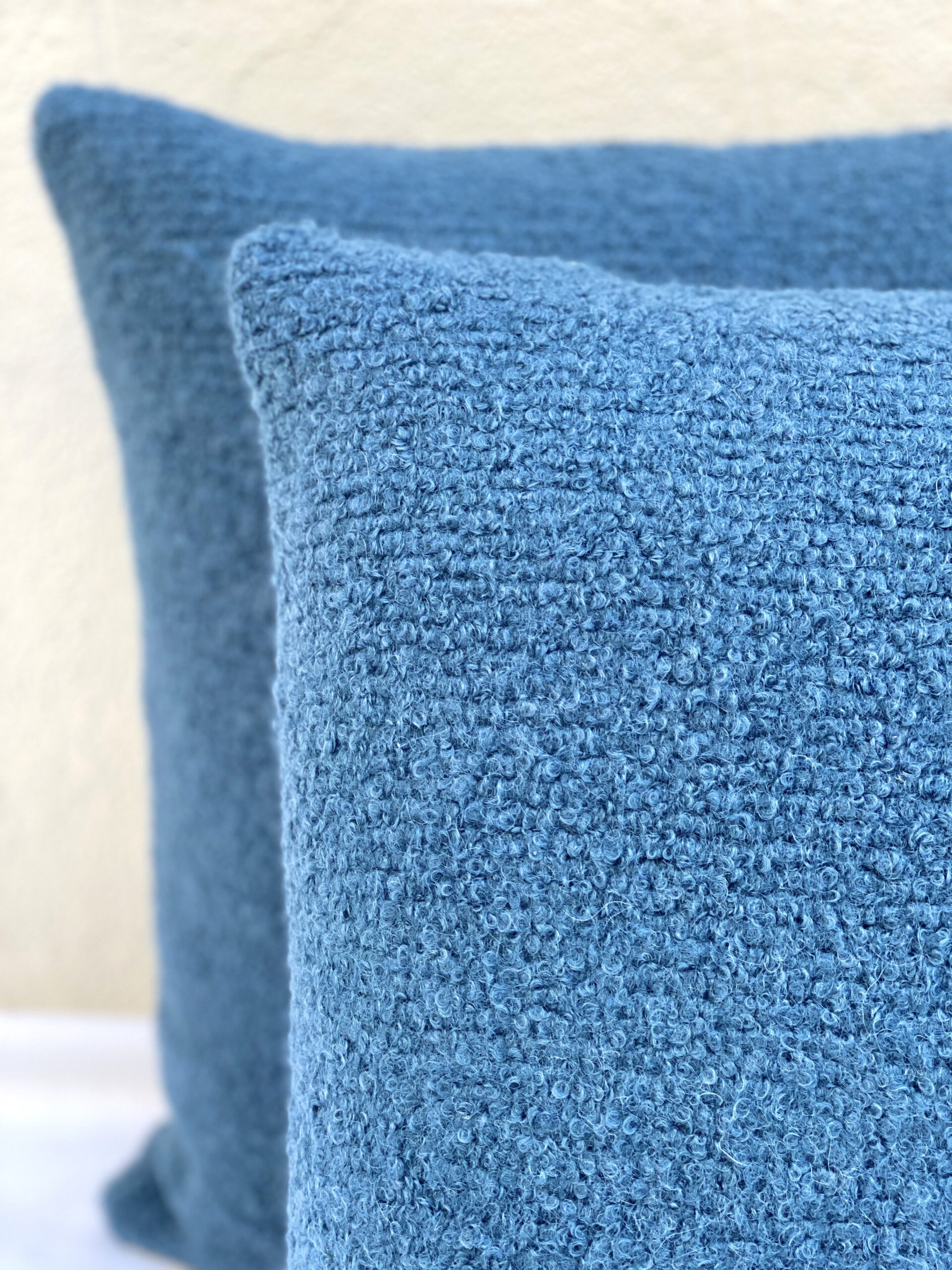 Rosemary Hallgarten Double Weave Alpaca Bouclé Pillows