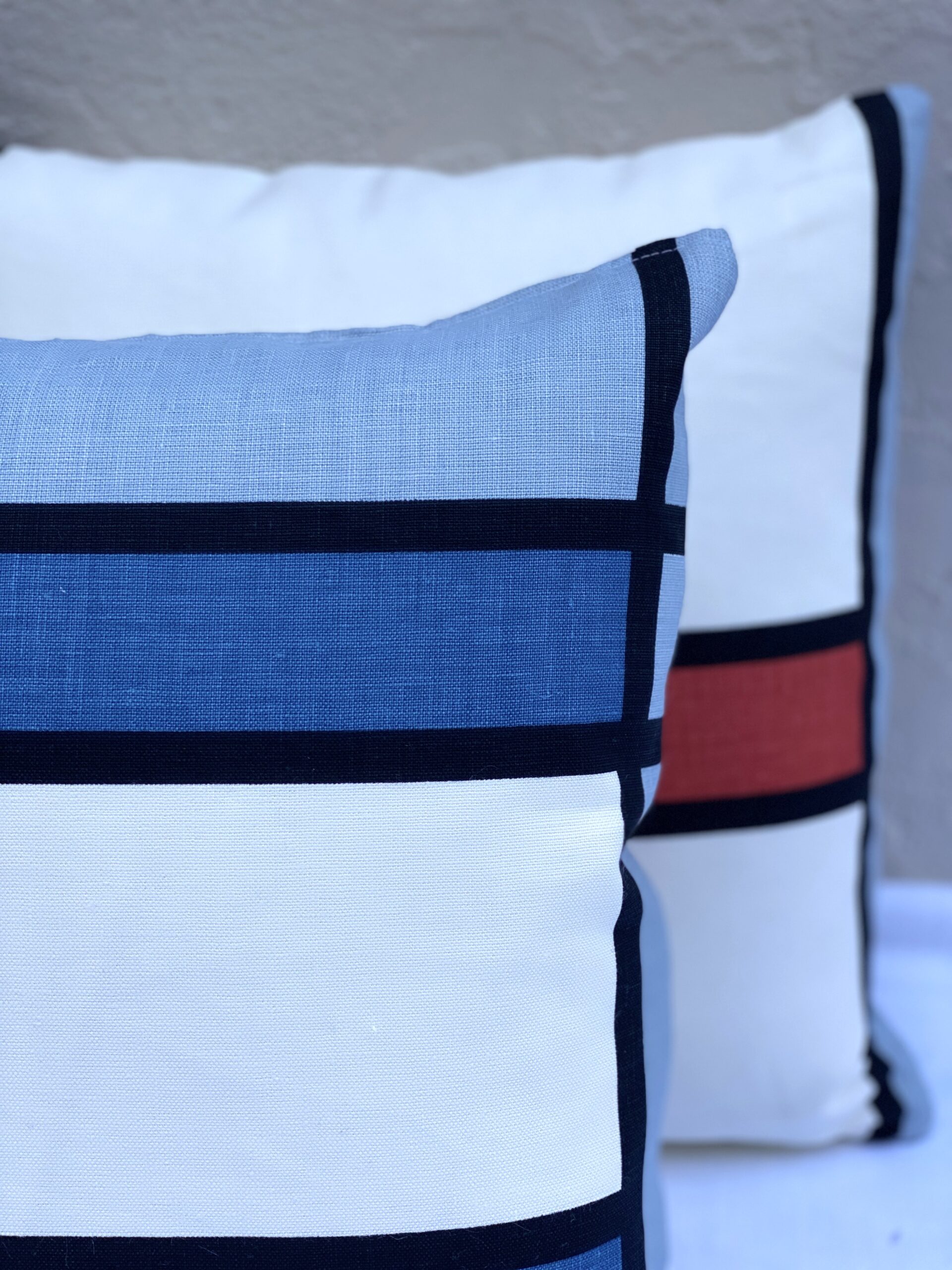 Schumacher Geometric Pillows