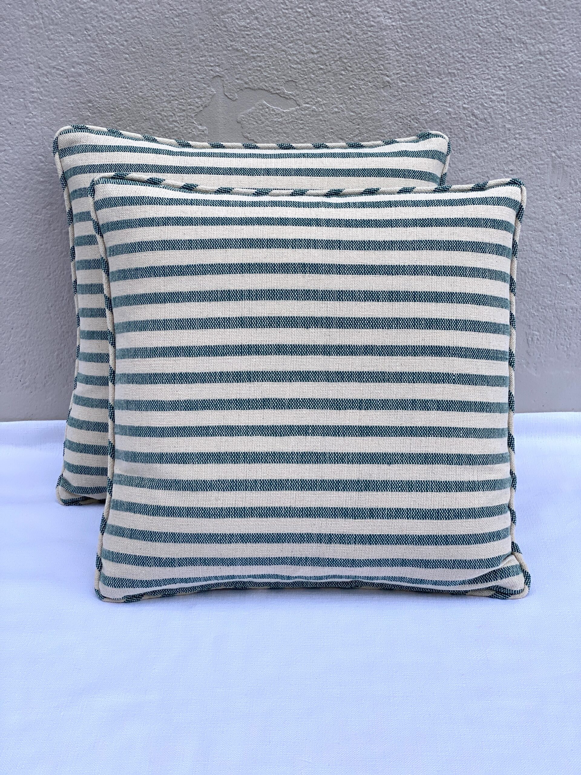 Guy Goodfellow Olive Sacking Pillows