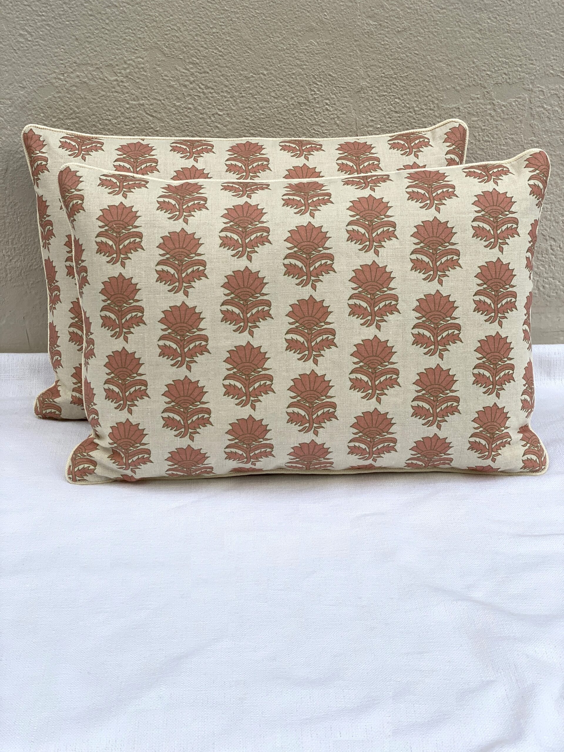 Alex Conroy Textiles Colored Thistle Pillows
