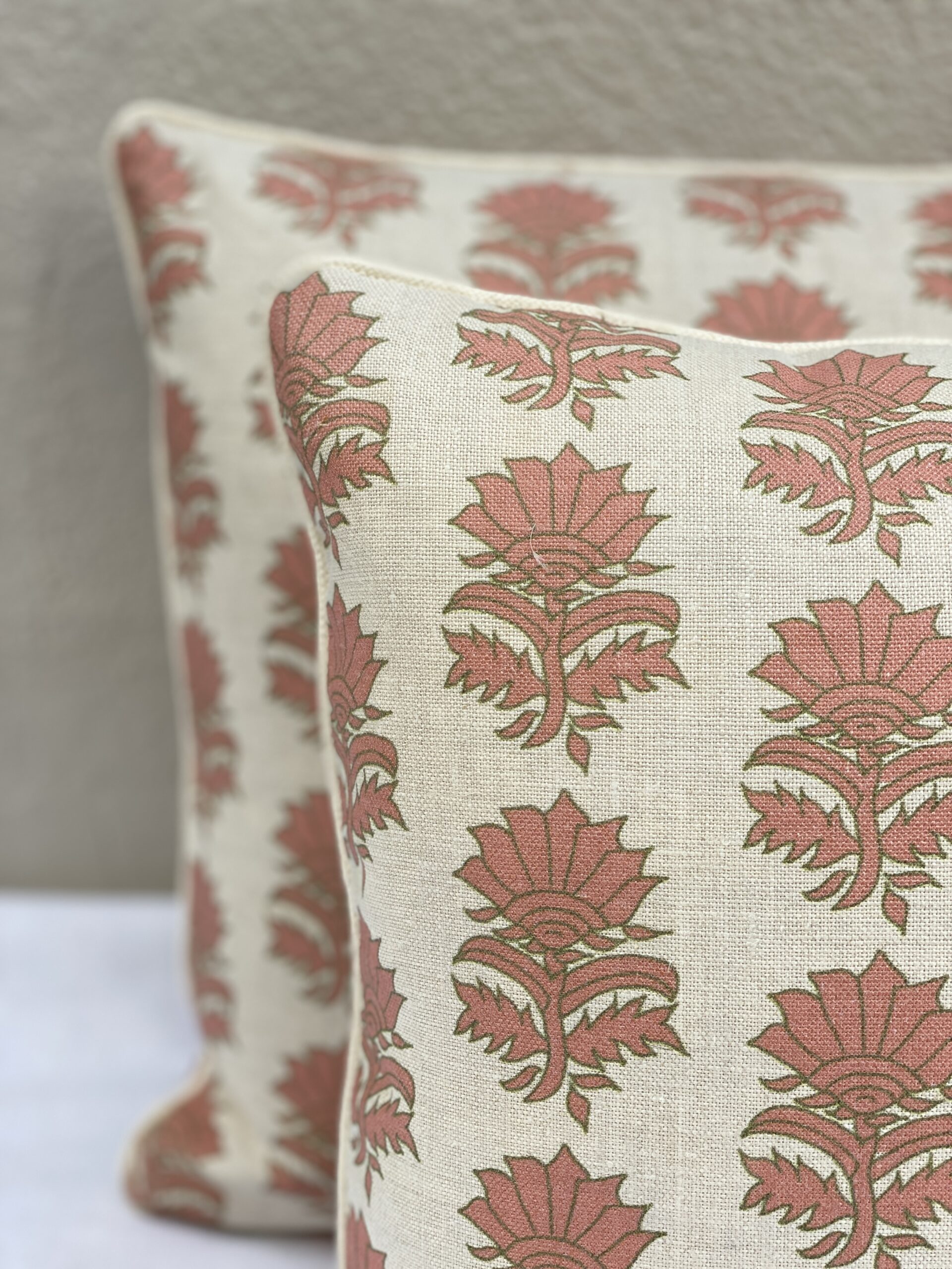 Alex Conroy Textiles Colored Thistle Pillows