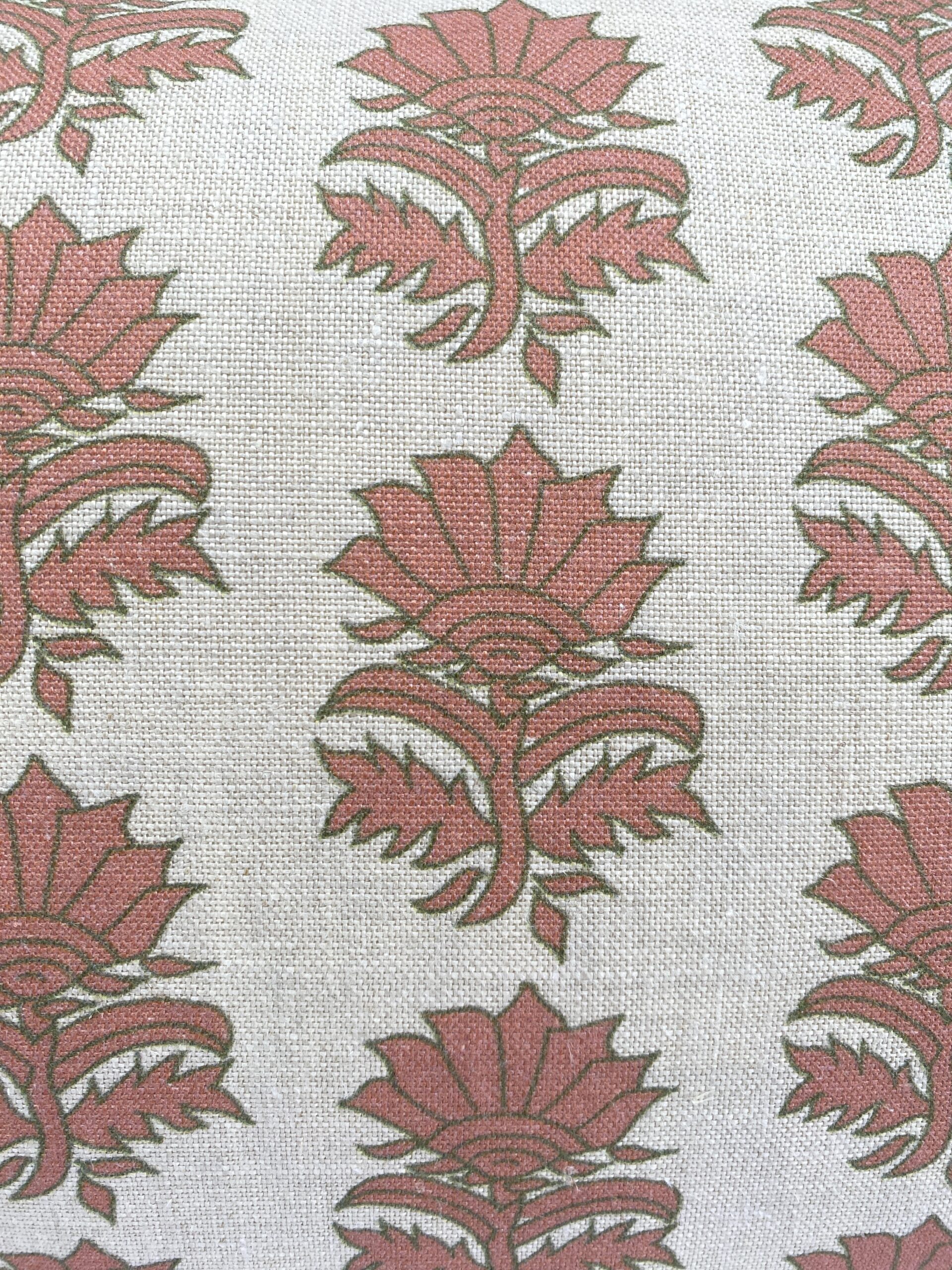 Alex Conroy Textiles Colored Thistle Pillows