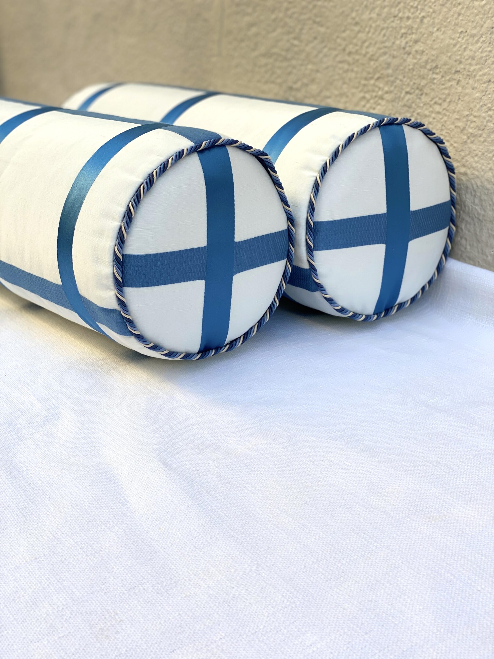 Kravet Ribbon Play Pillows