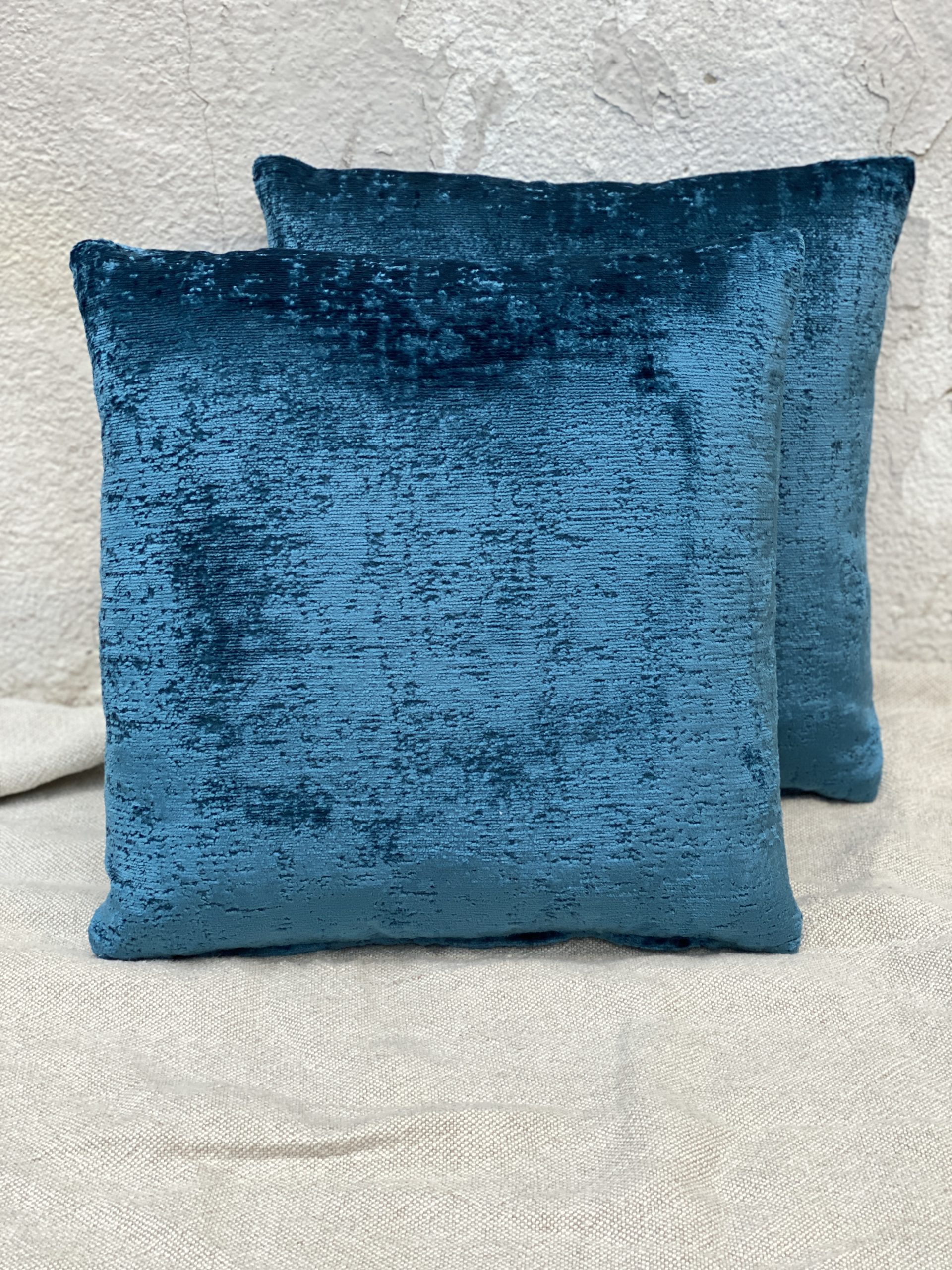 Teal Velvet Pillows