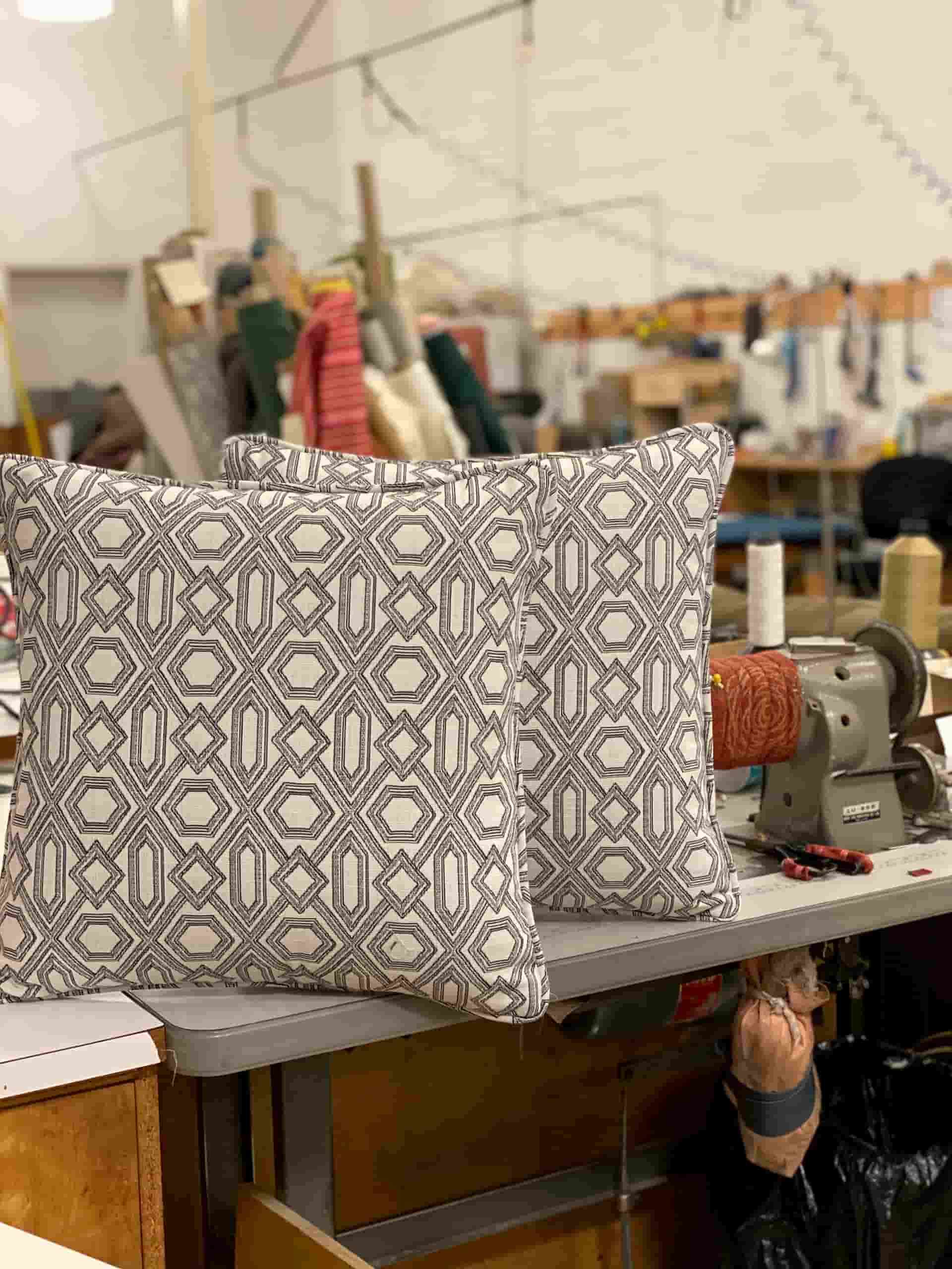 Diamond Print Pillows