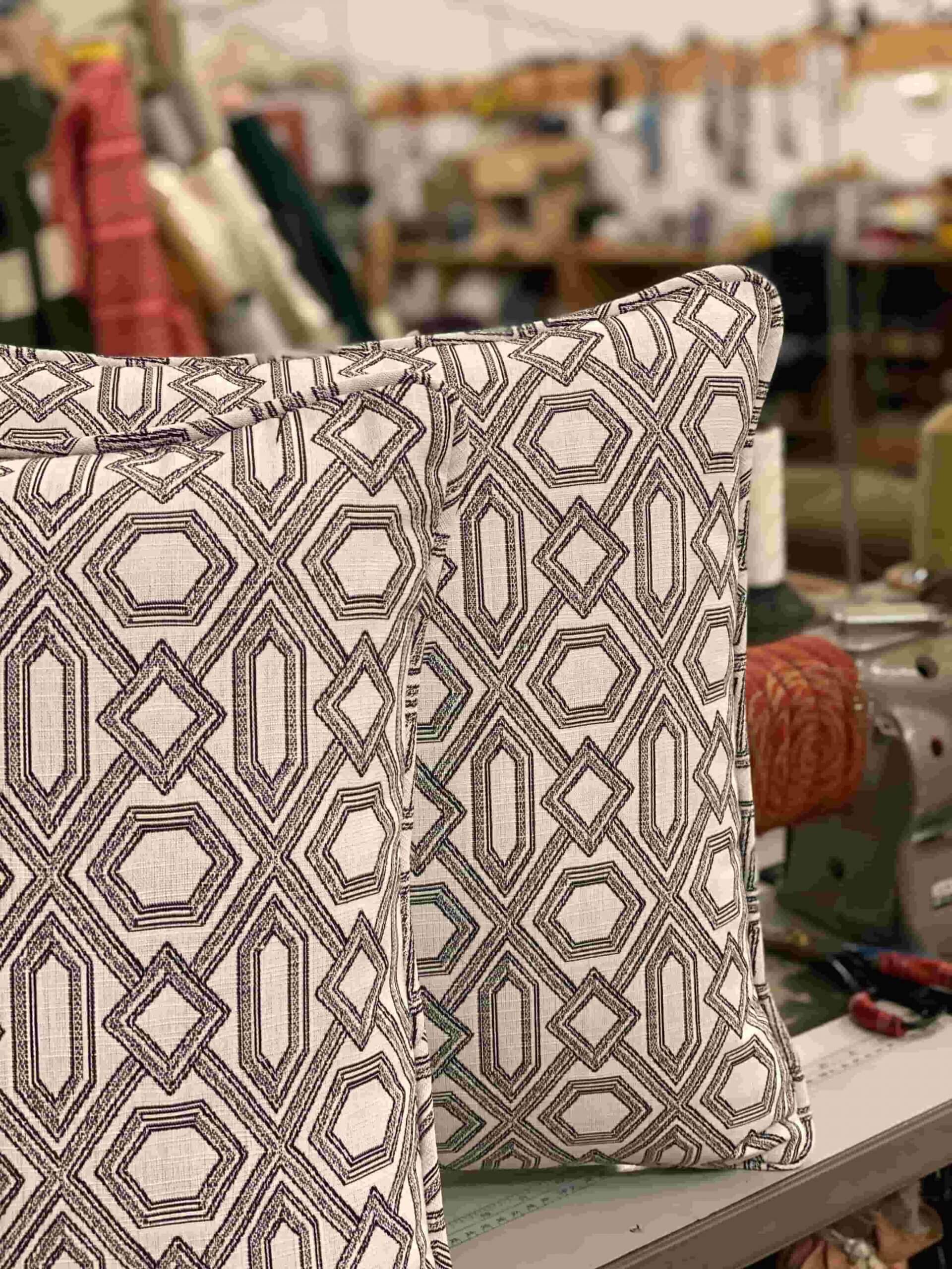 Diamond Print Pillows