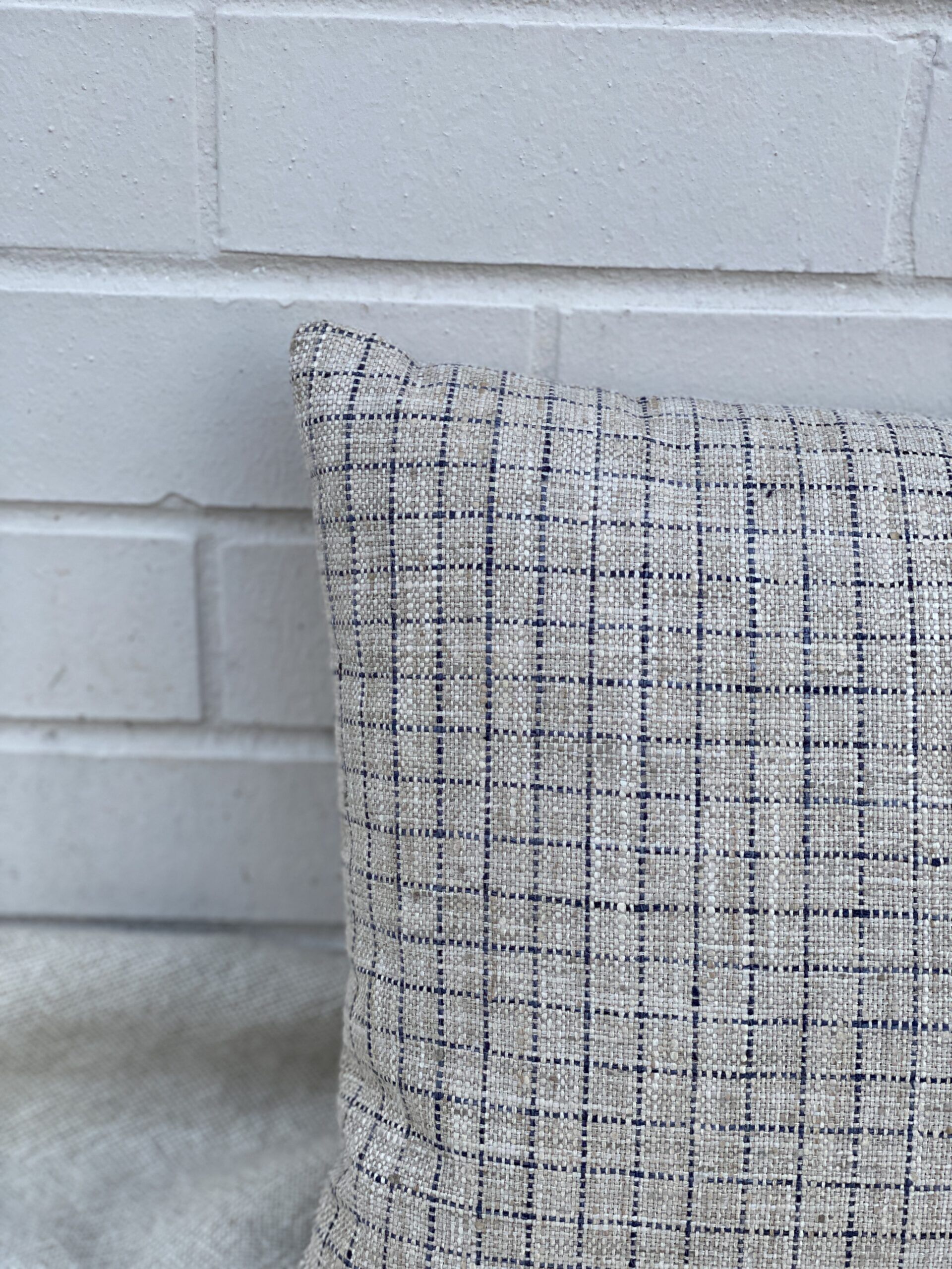 Kravet Check Pillow