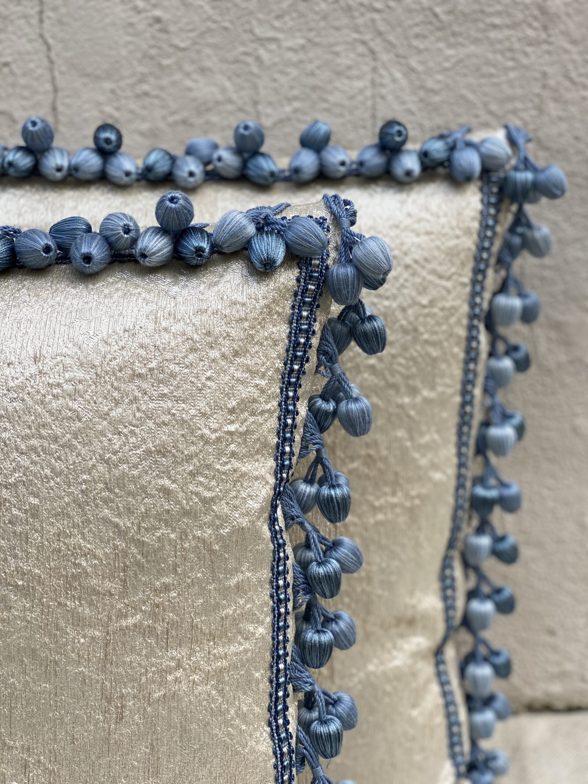 ROMO Pillows w/Samuel & Sons Trim