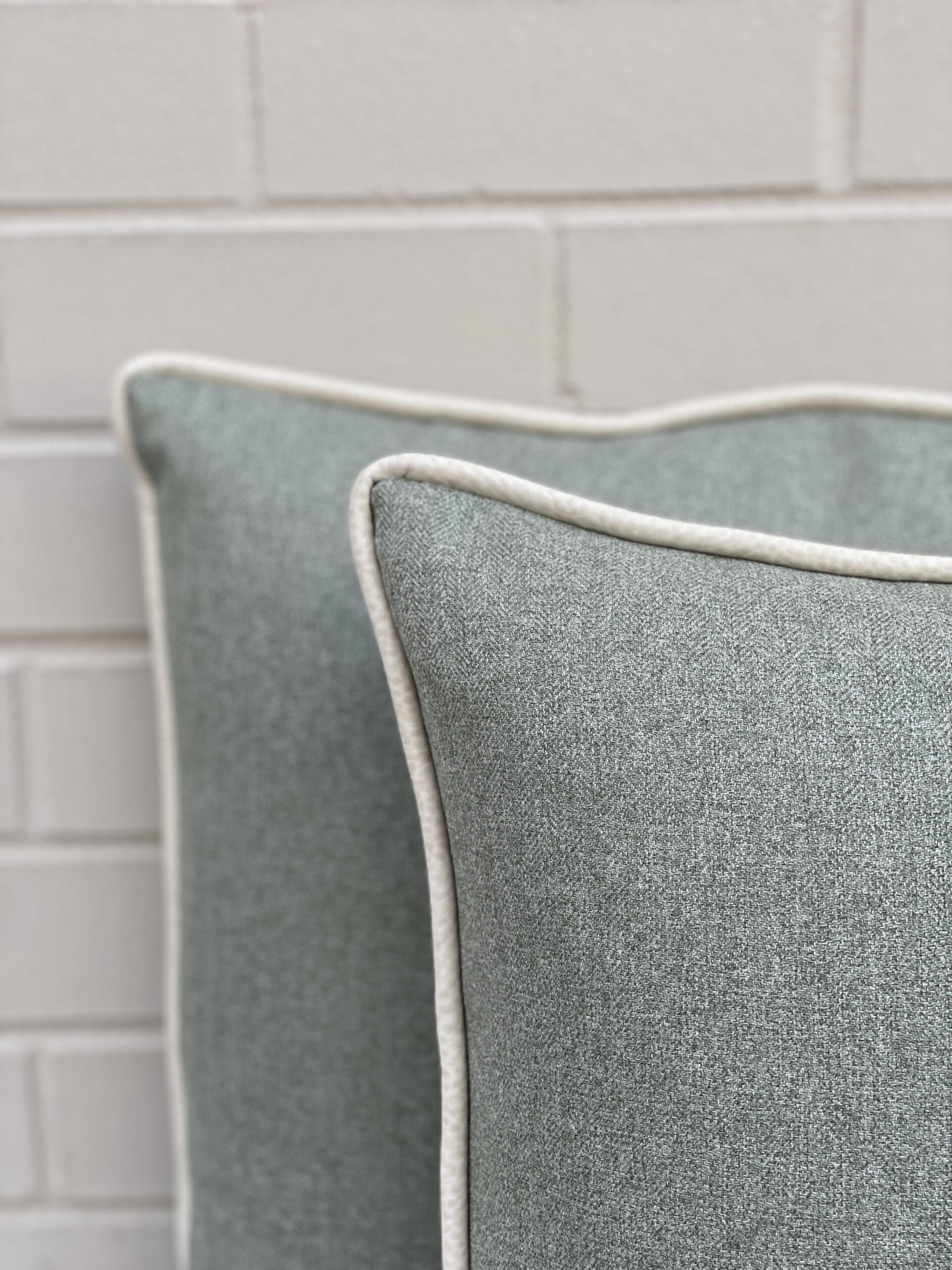 Pillows + Leather Cording