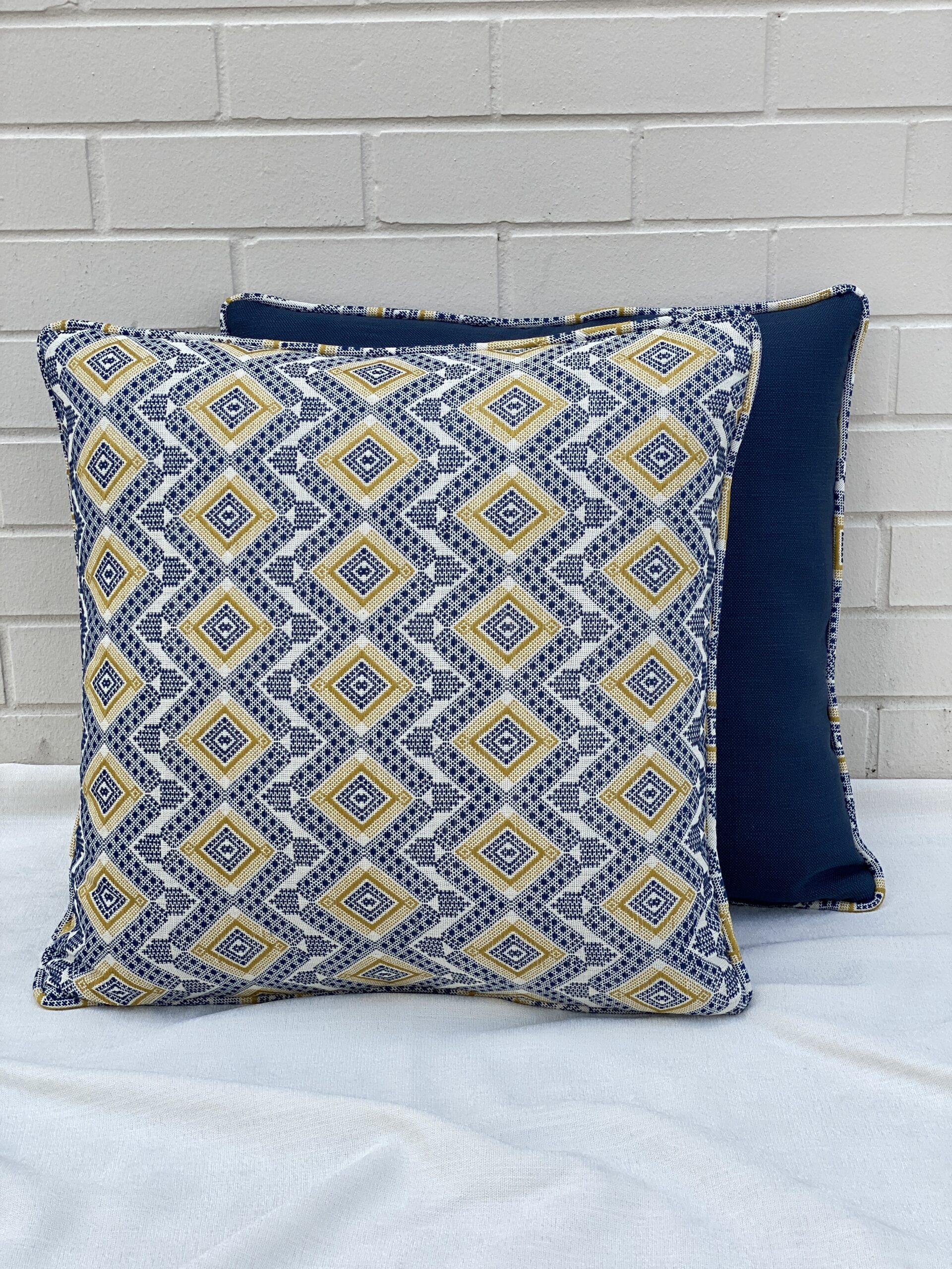 Schumacher Geometric Pillows