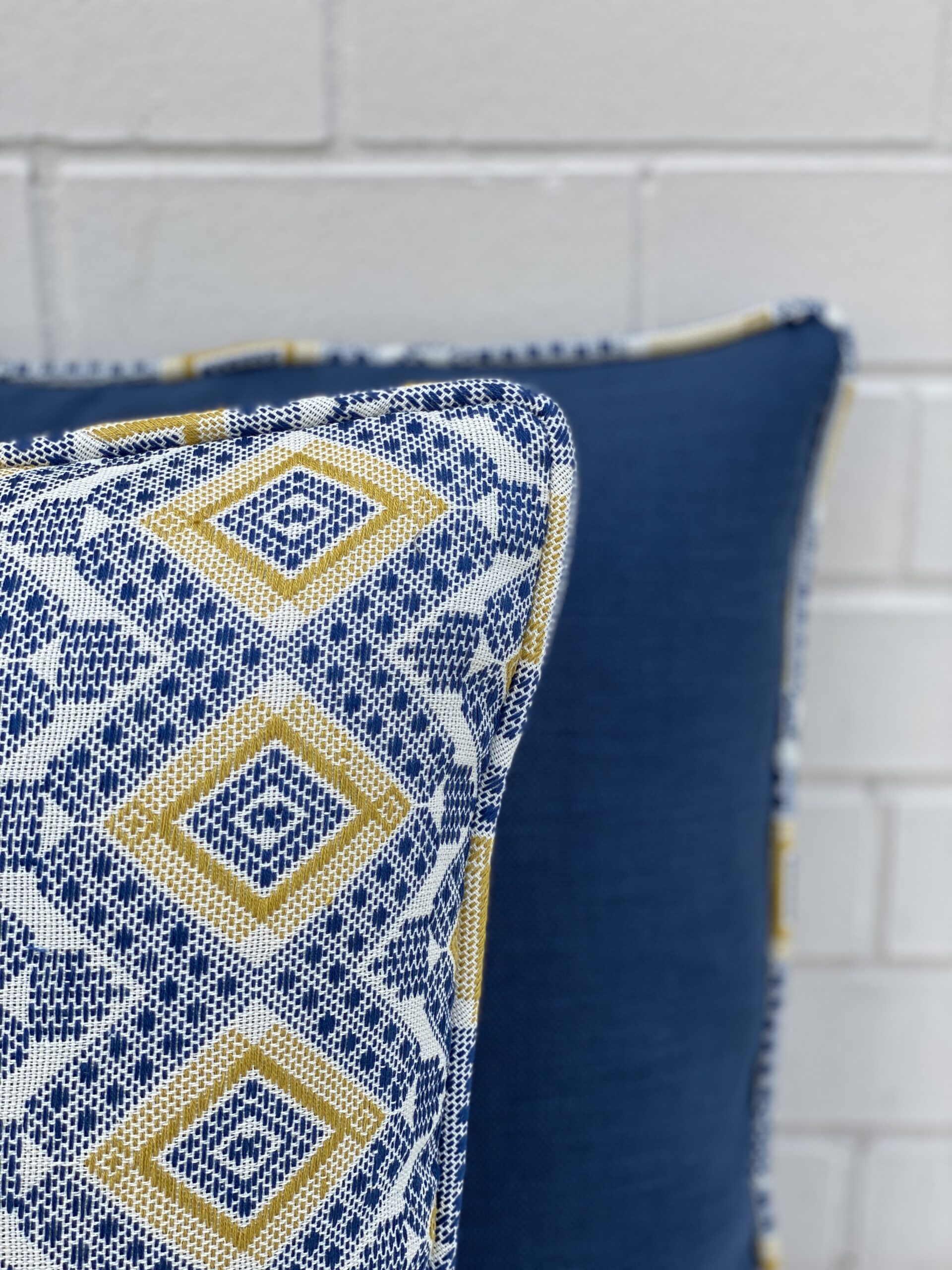 Schumacher Geometric Pillows