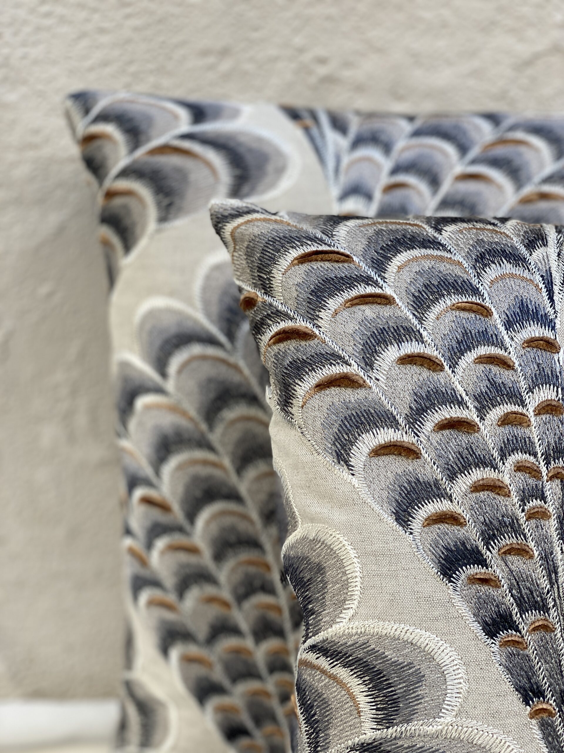 S. Harris Peacock Pillows