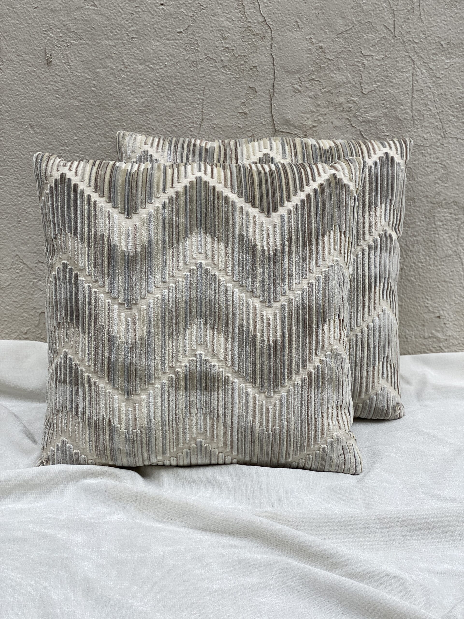 Velvet Kravet Pillows