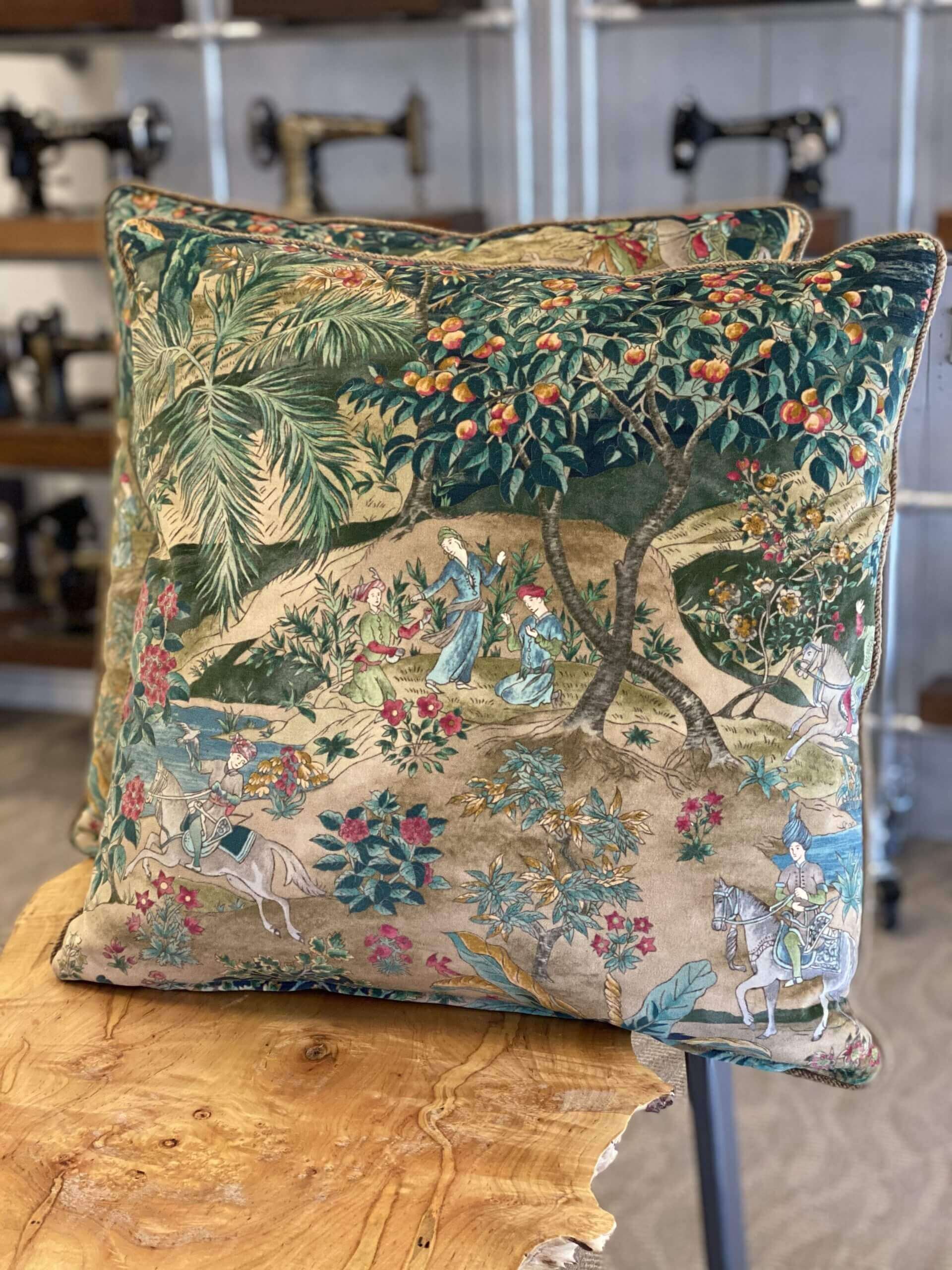 Toile Pillows