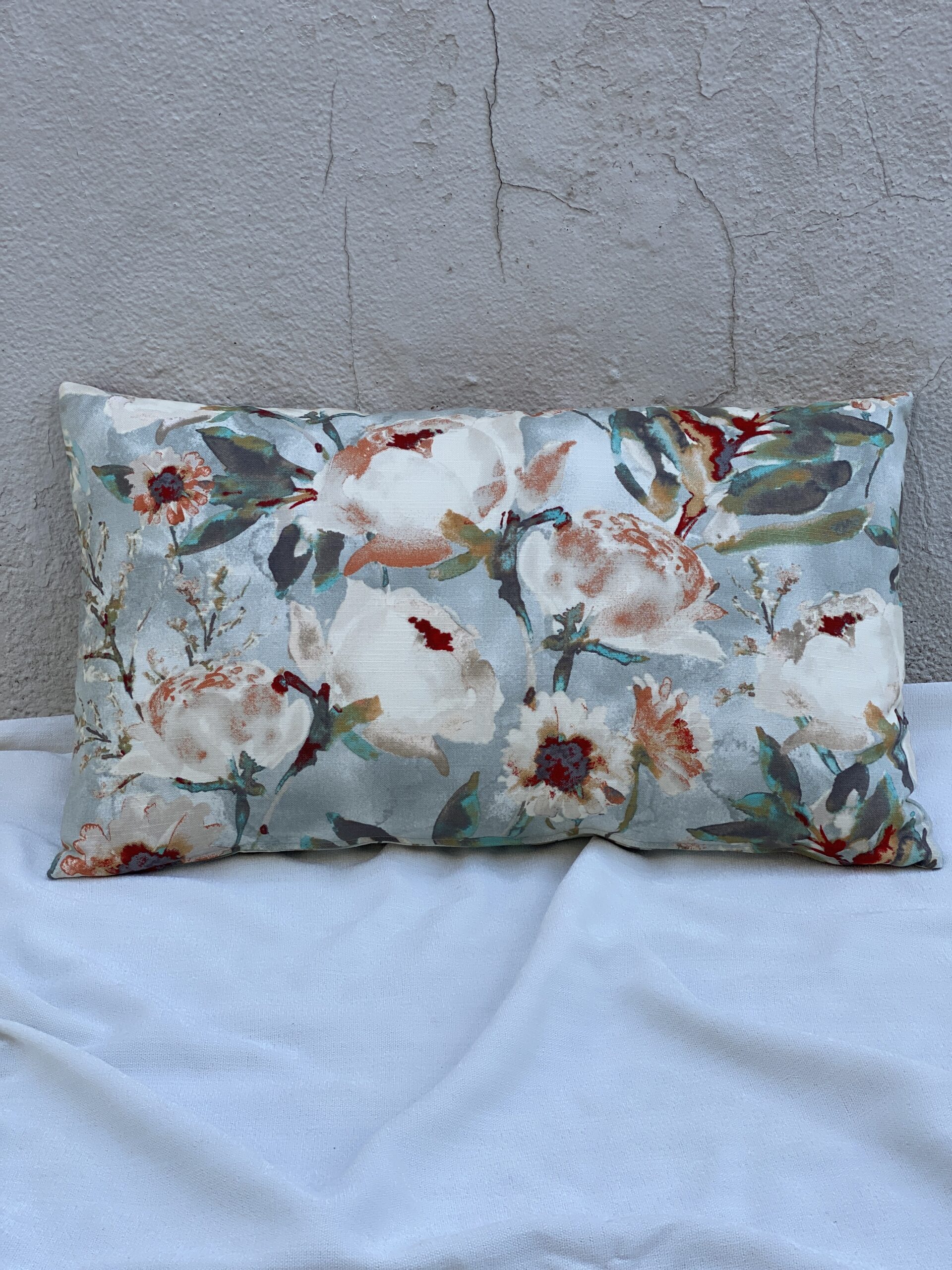 Floral Lumbar Pillow