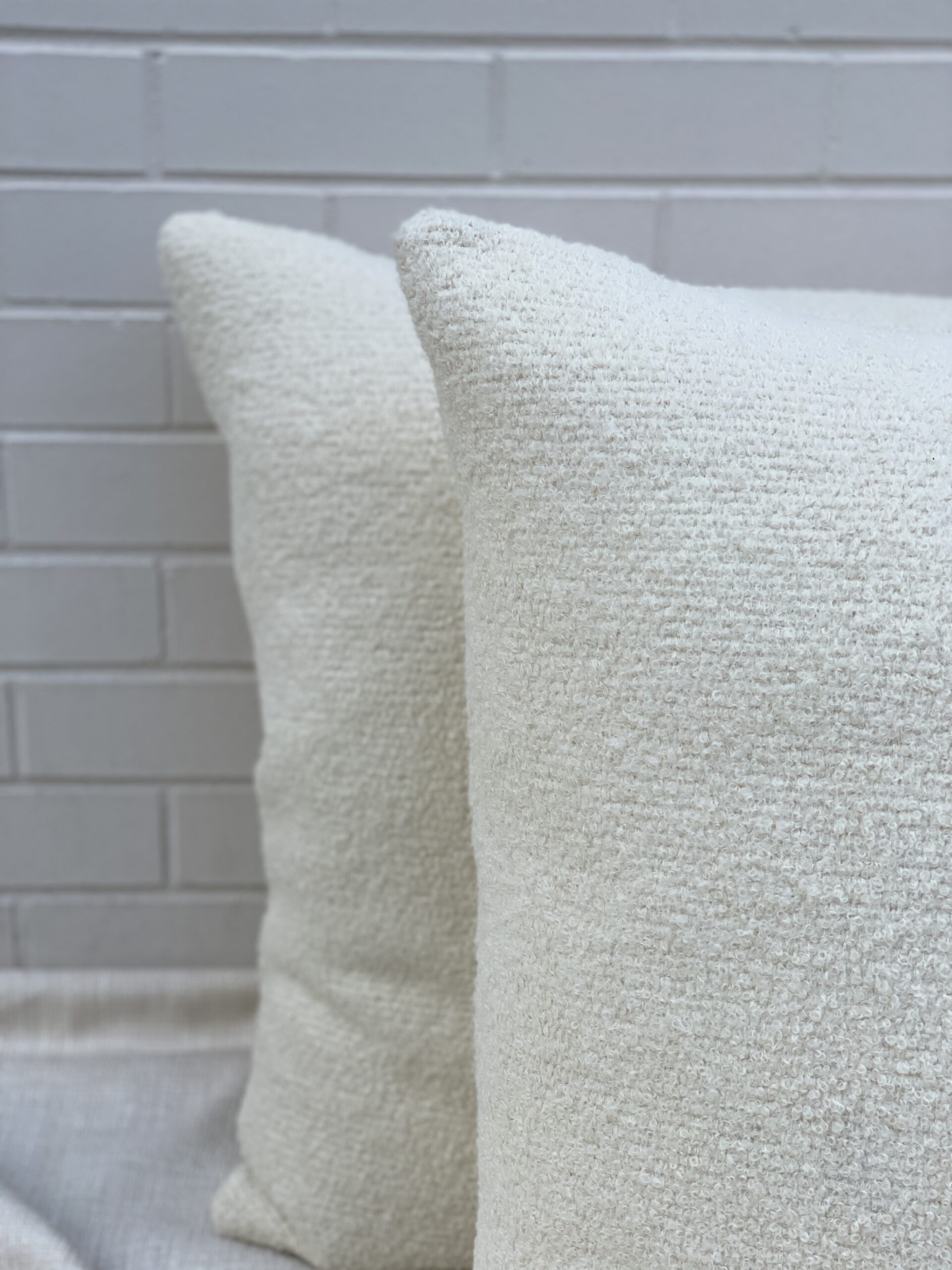 Rosemary Hallgarten Boucle Pillows