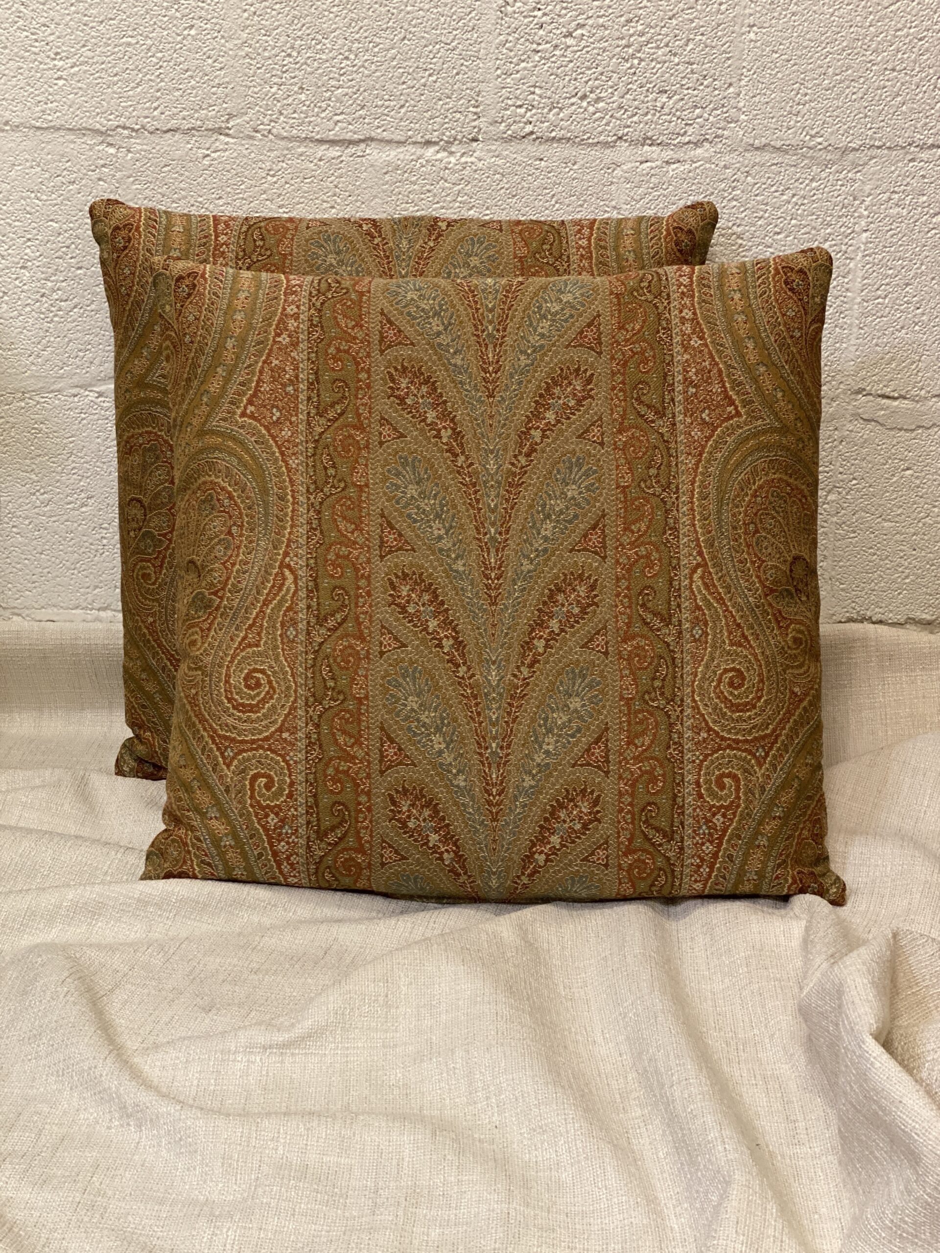 Schumacher Paisley Pillows