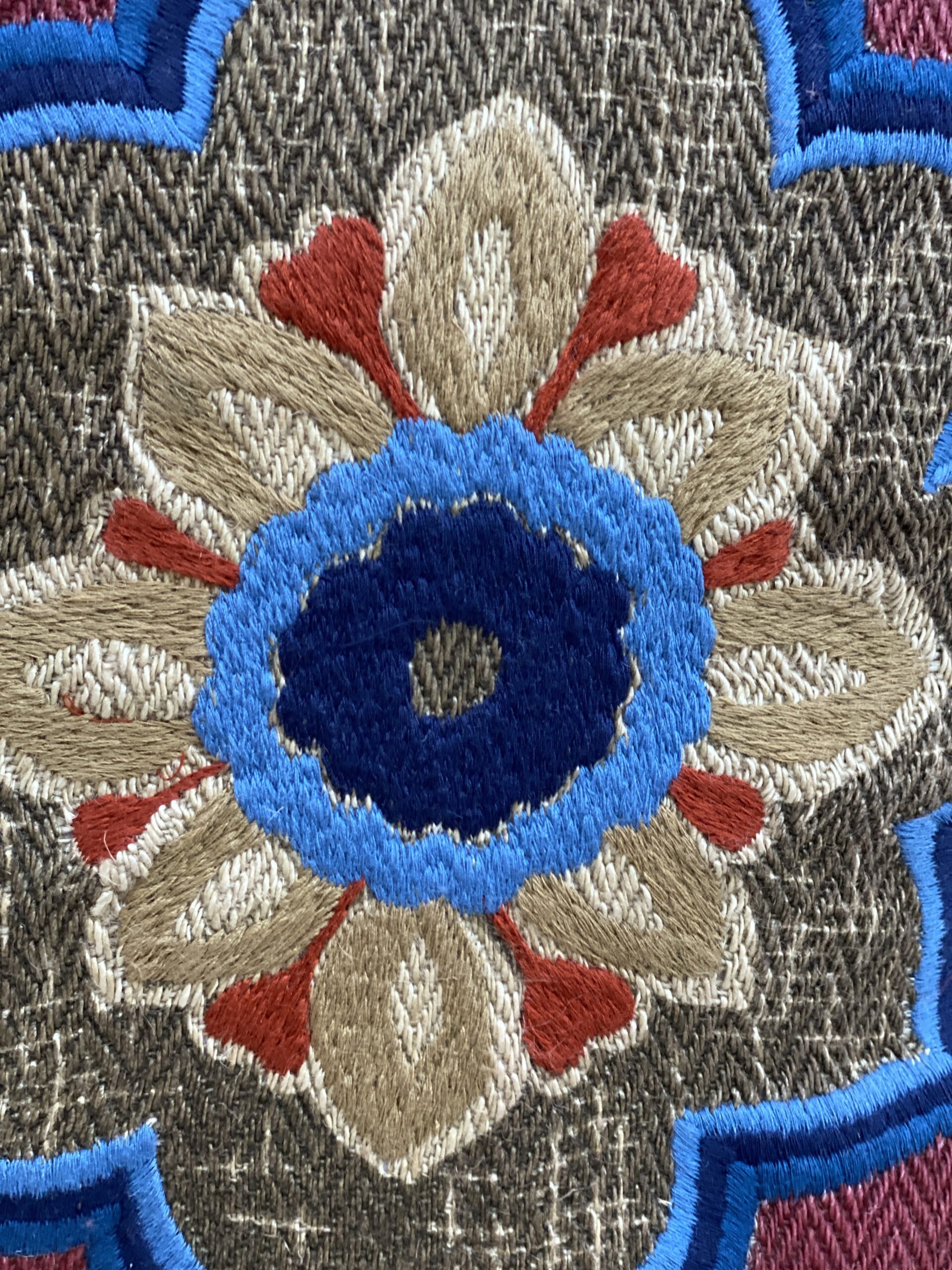Schumacher Embroidered Pillows