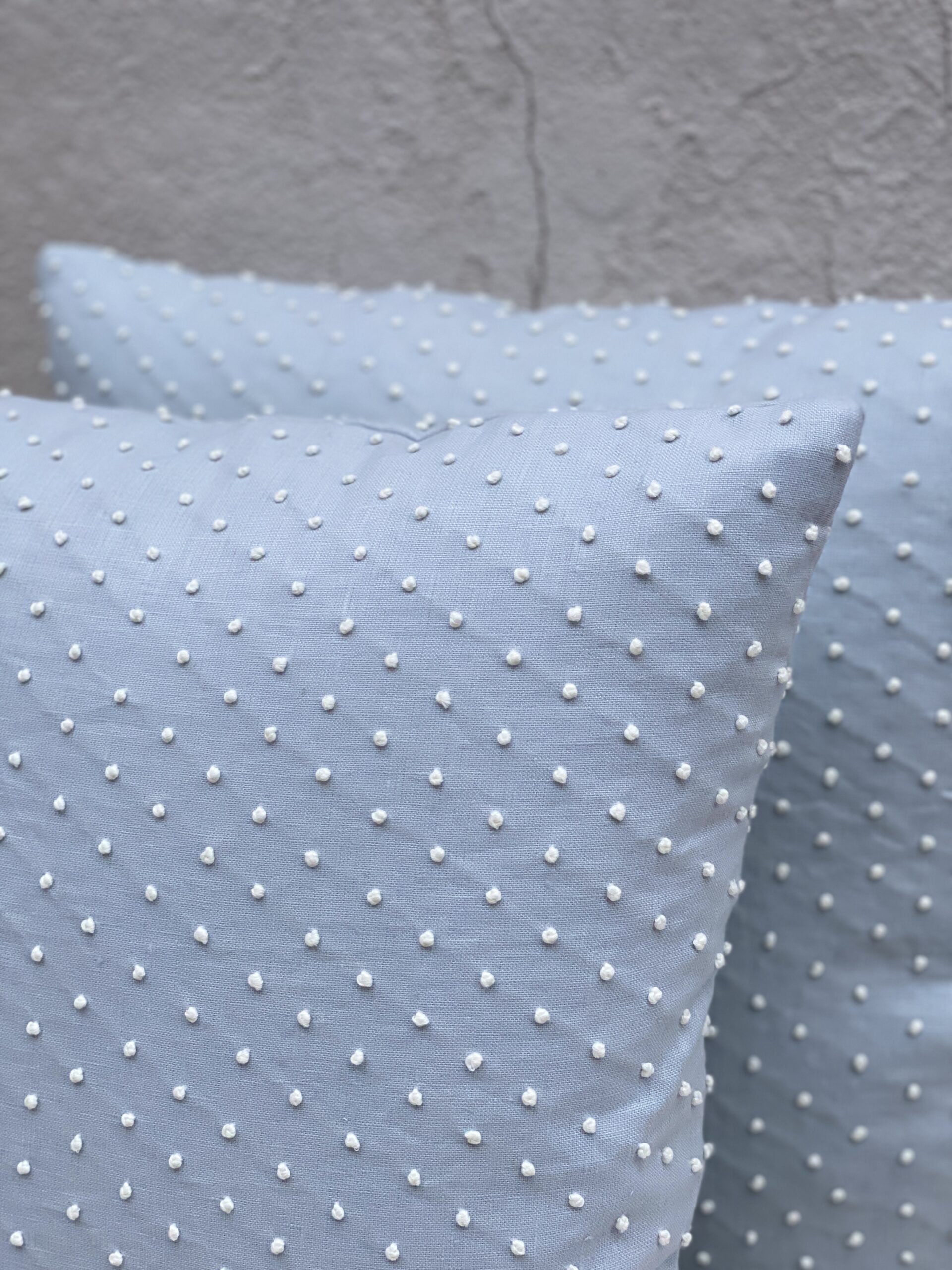Schumacher Pebble Embroidery Pillows