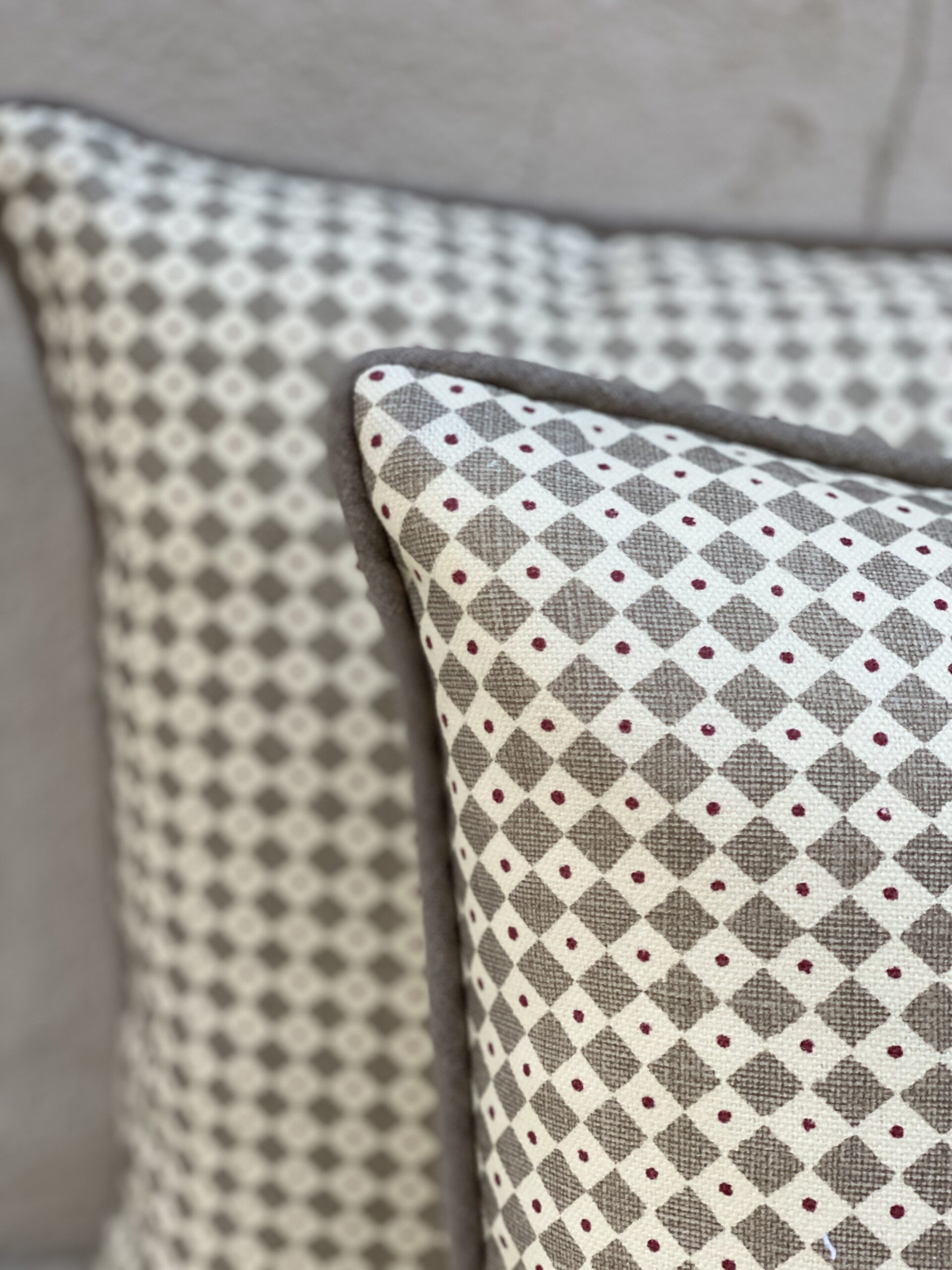 Lewis & Wood Diamond Dot Pillows