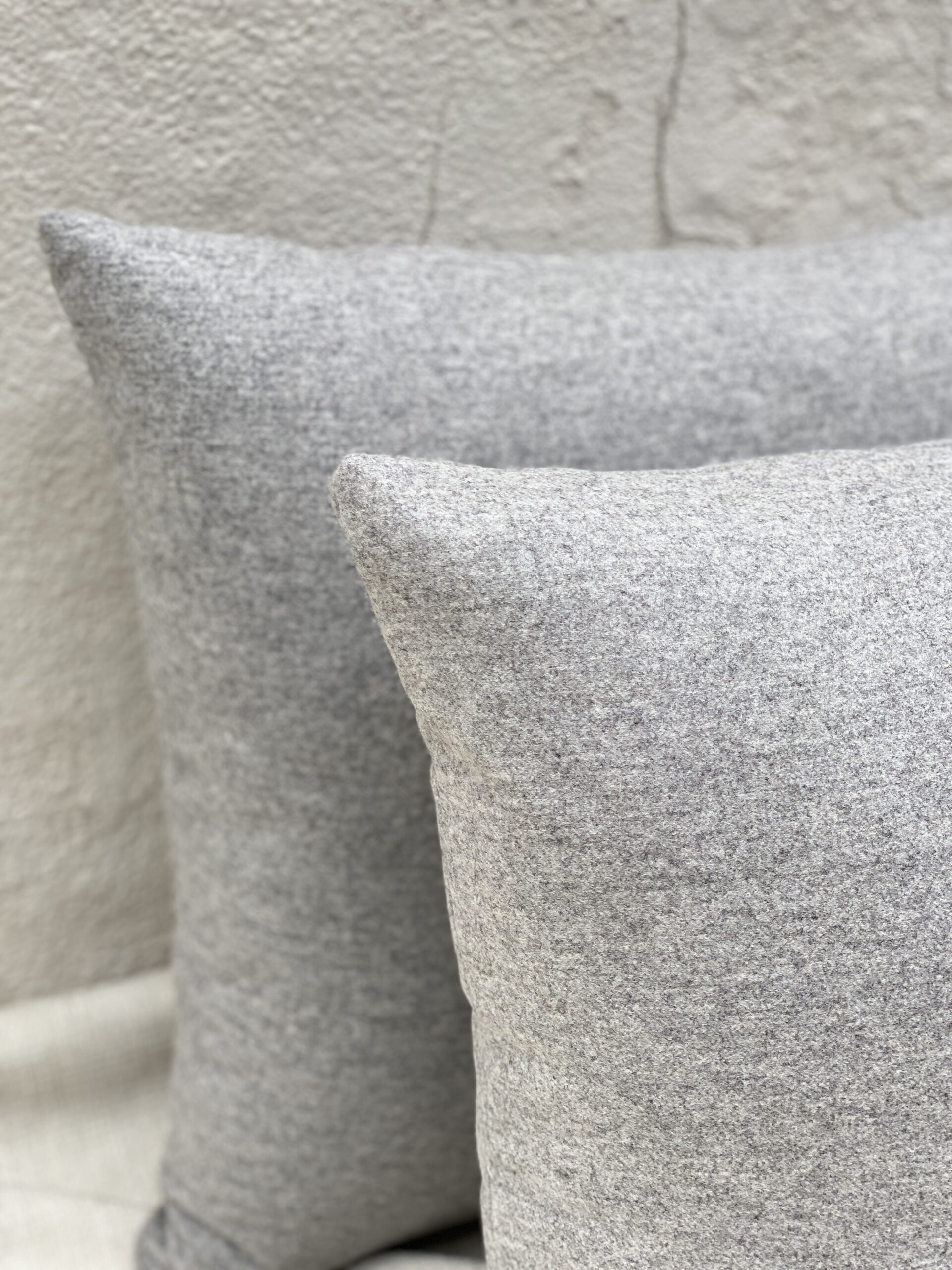 Zinc Tor Reversible Marl Pillows