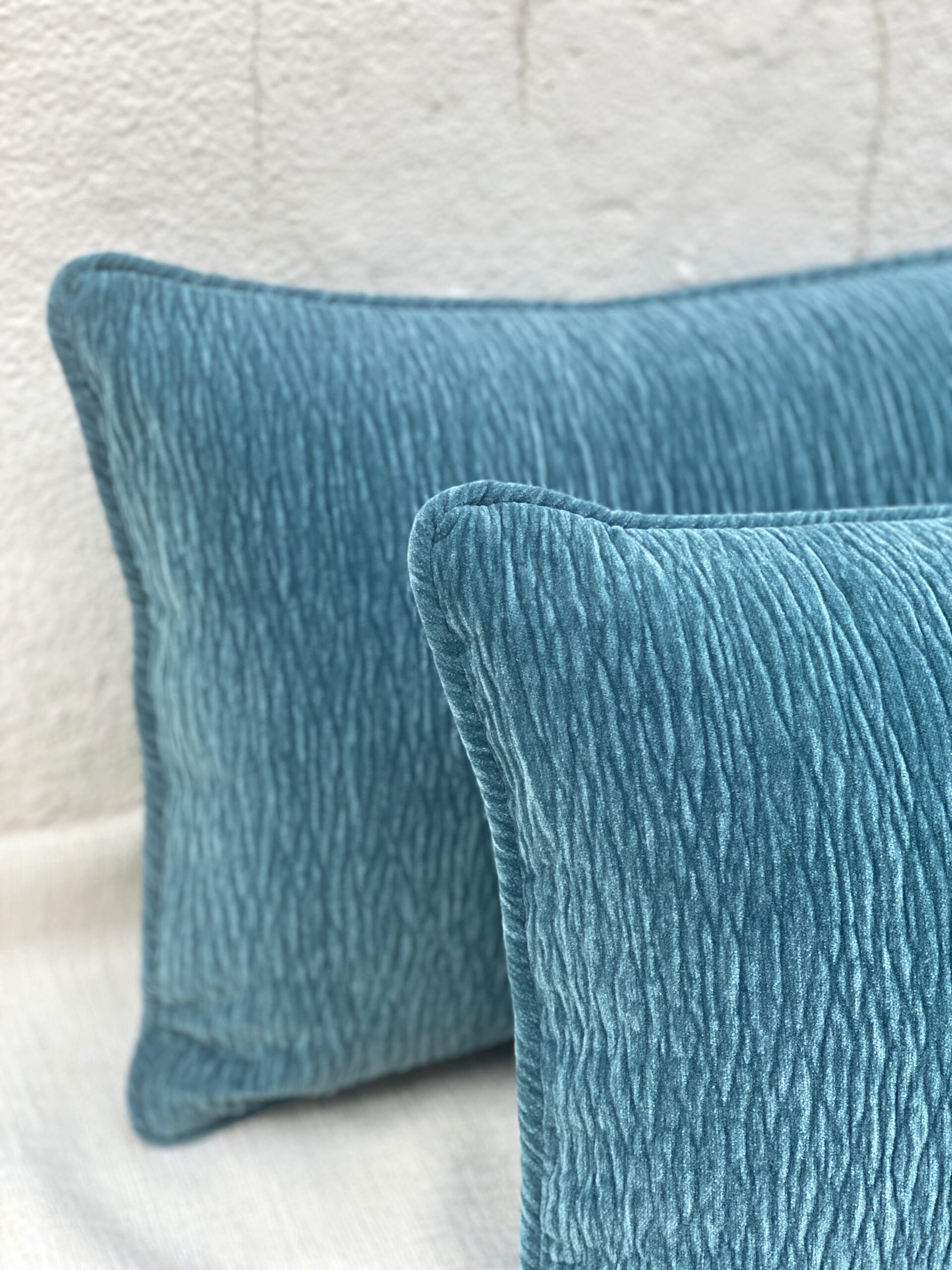Blue Rectangle Pillows