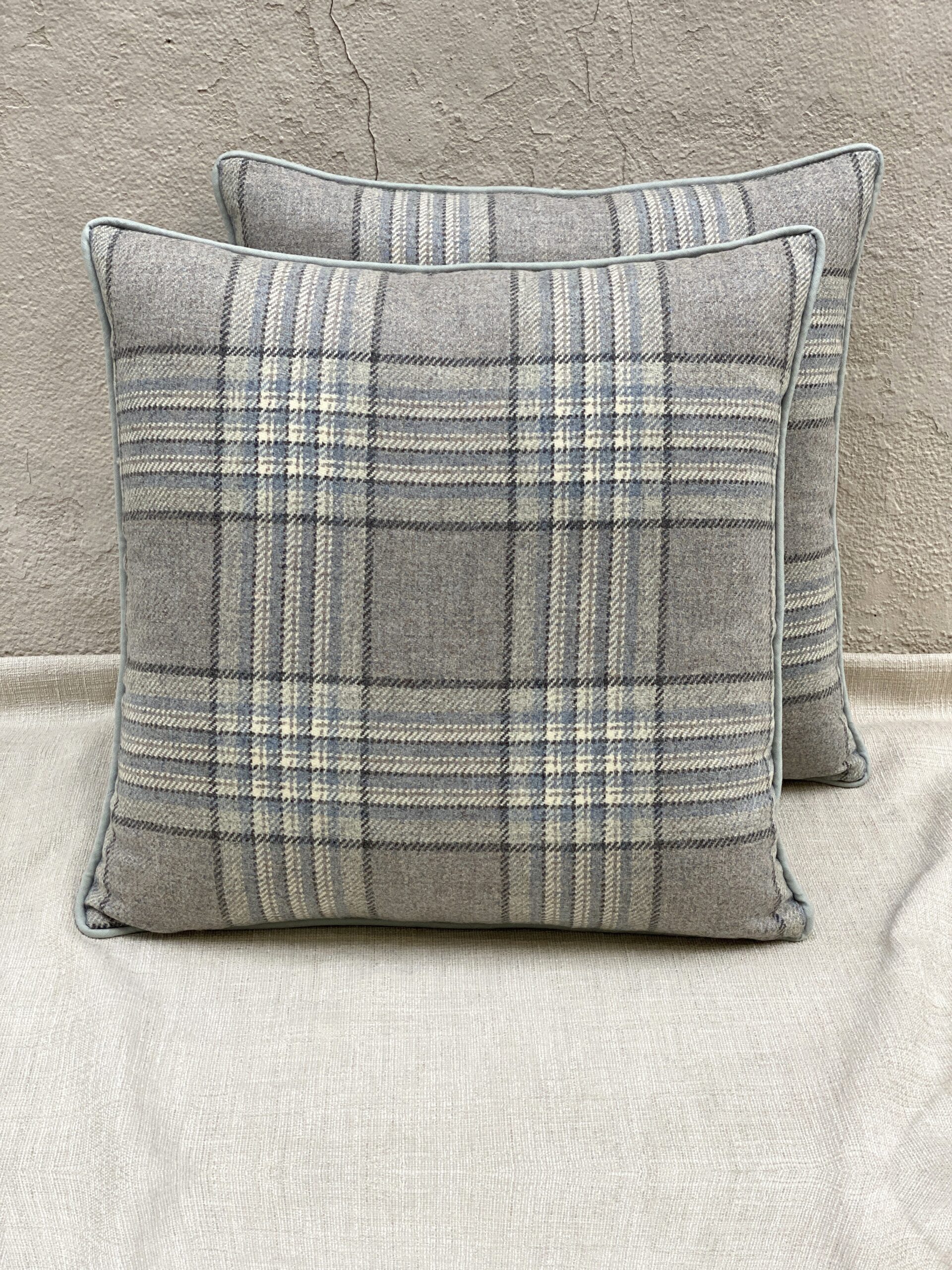 Colefax & Fowler Lowick Plaid Pillows