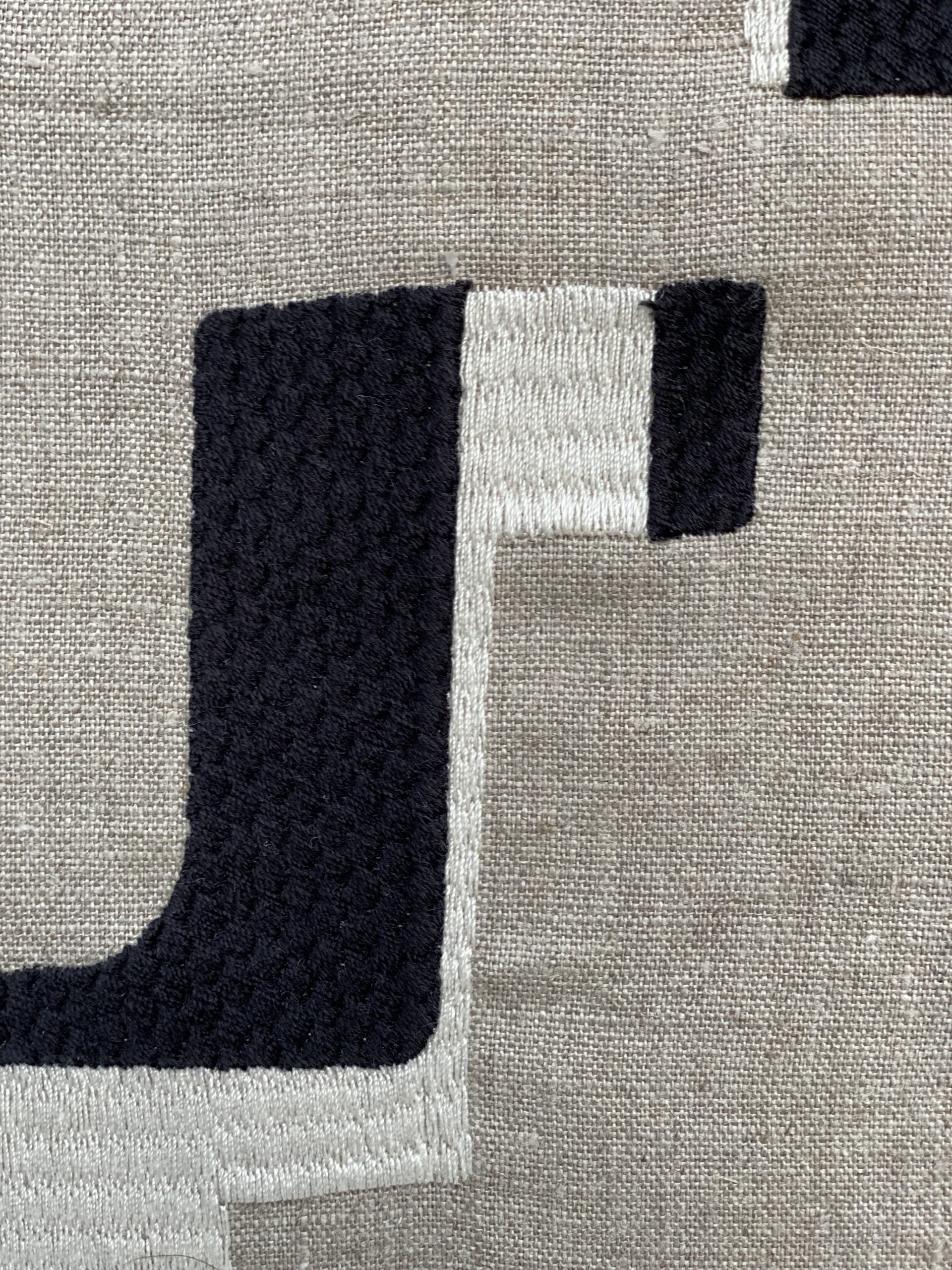 Embroidered Linen Pillows