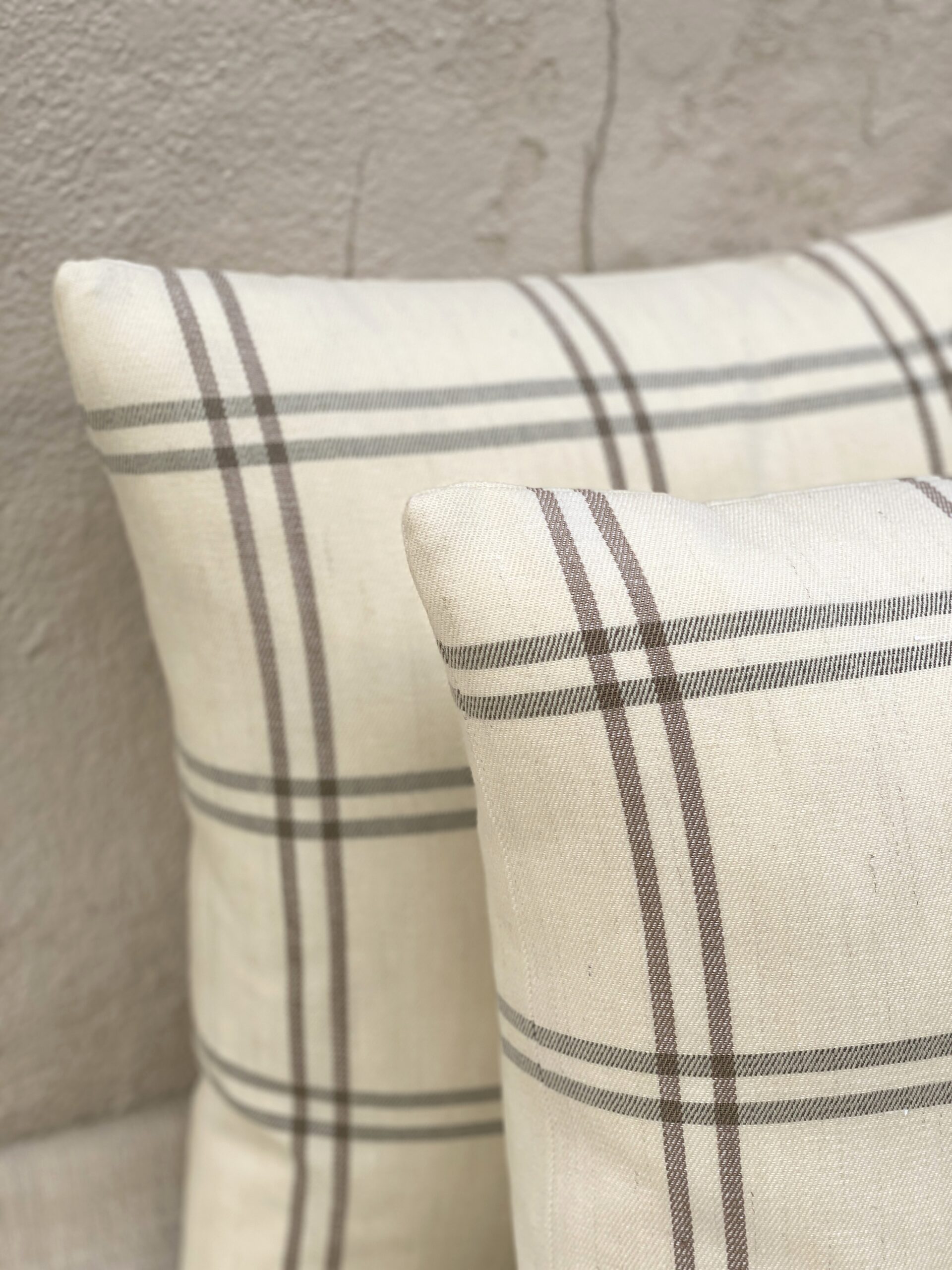 Schumacher Luberon Plaid Pillows