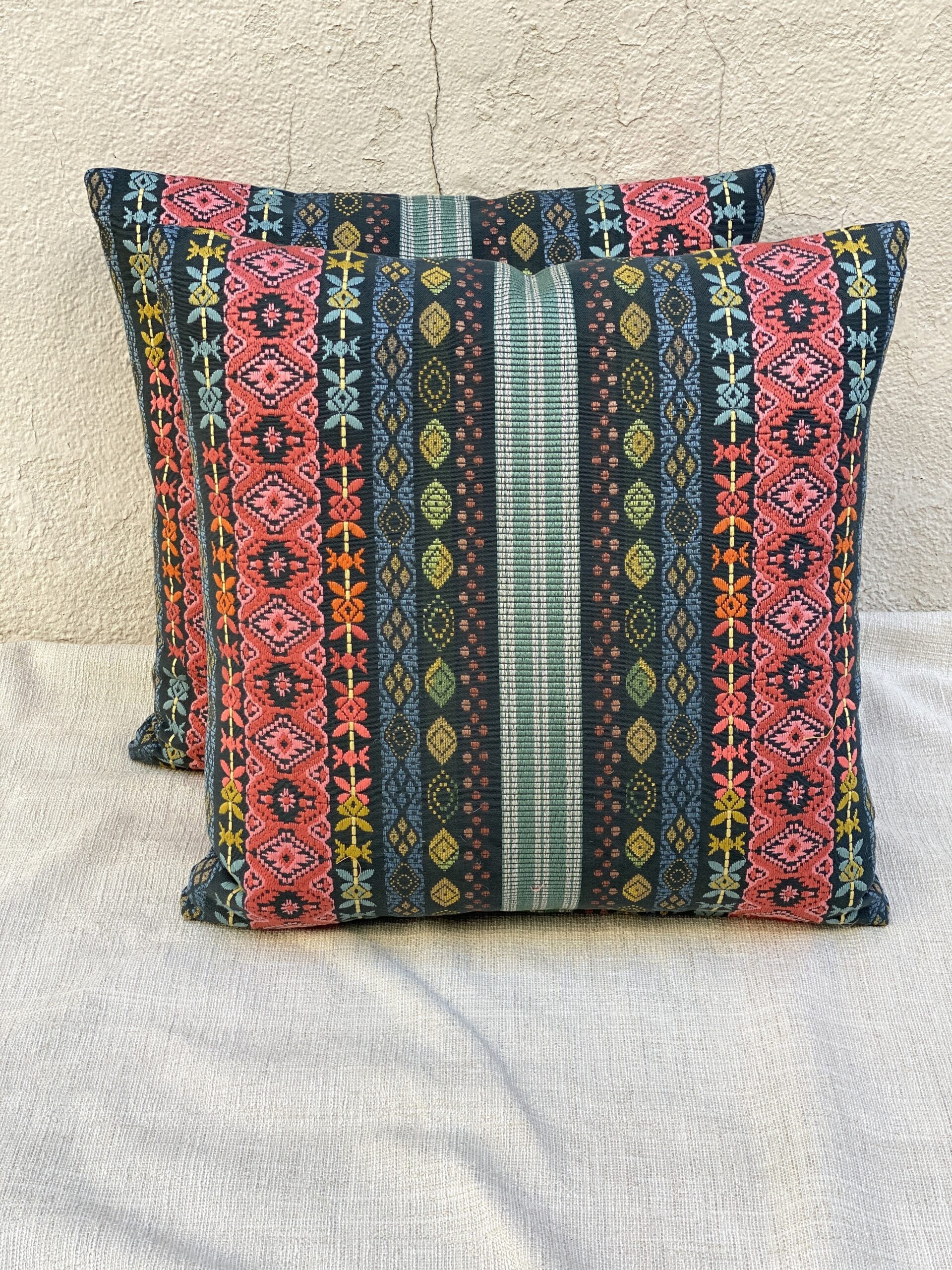 Schumacher Cosima Embroidery Pillows