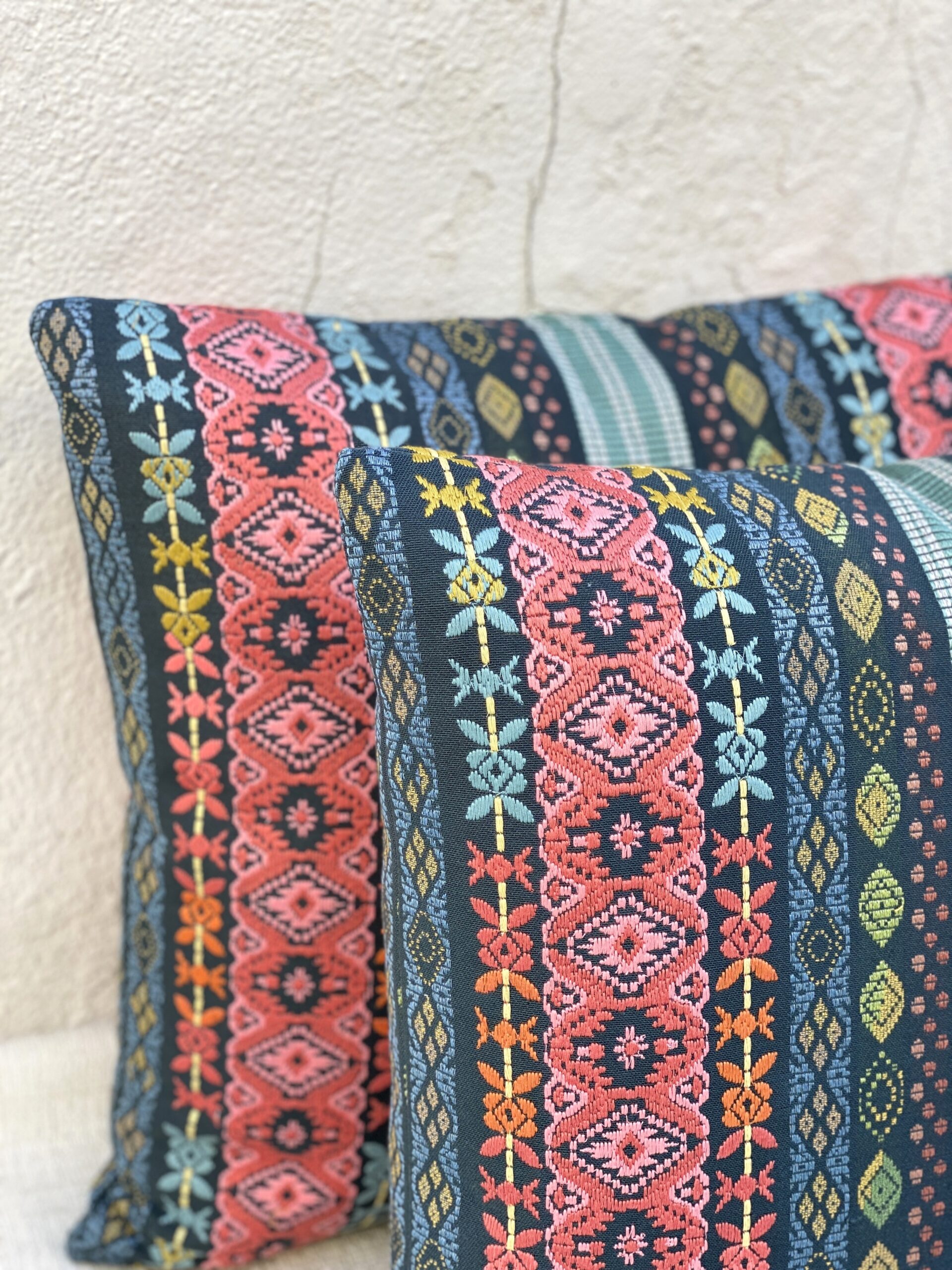 Schumacher Cosima Embroidery Pillows