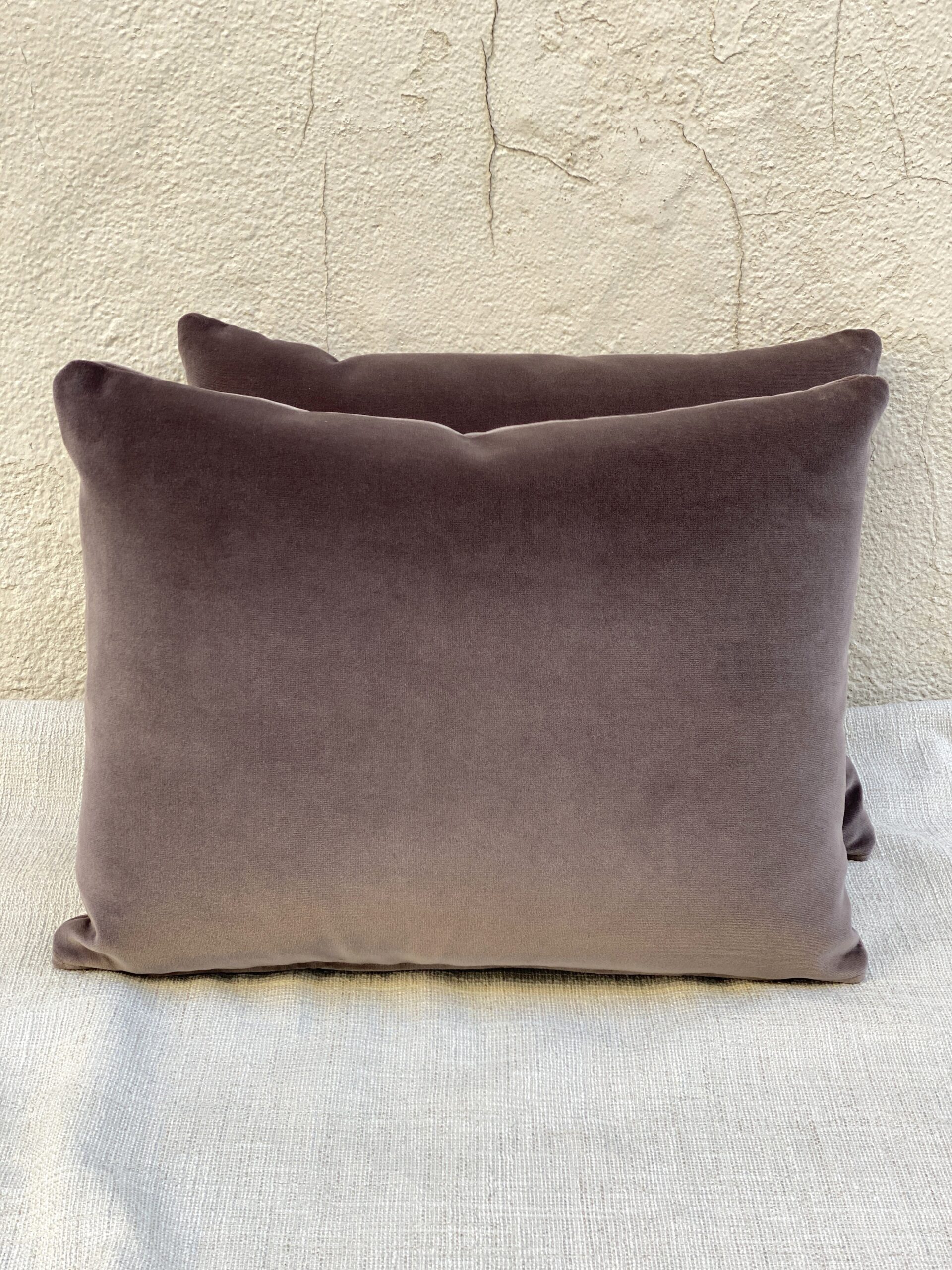 Jessica Blue Rectangle Velvet Pillows