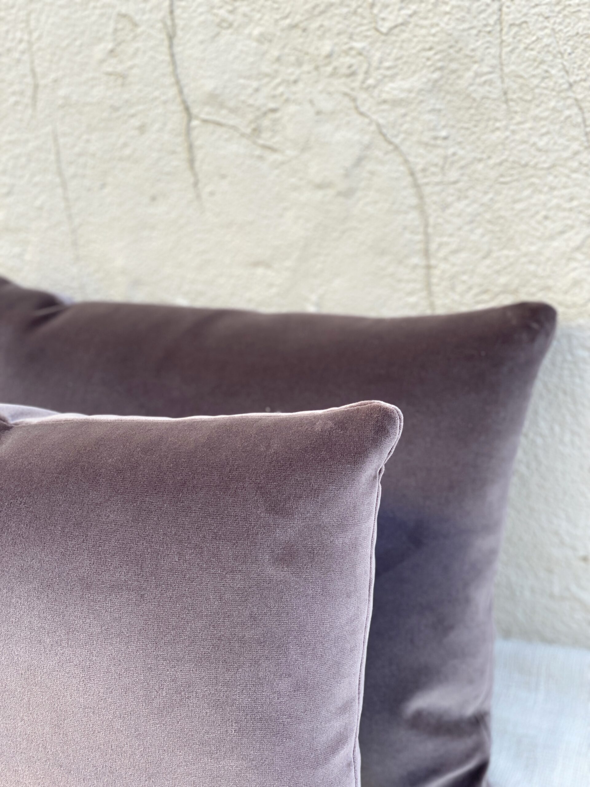 Jessica Blue Rectangle Velvet Pillows