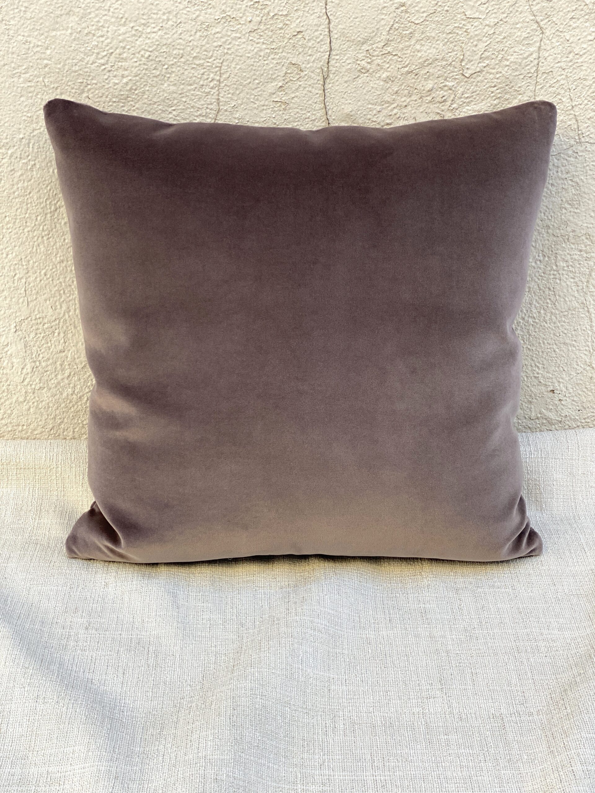 Jessica Blue Square Velvet Pillows