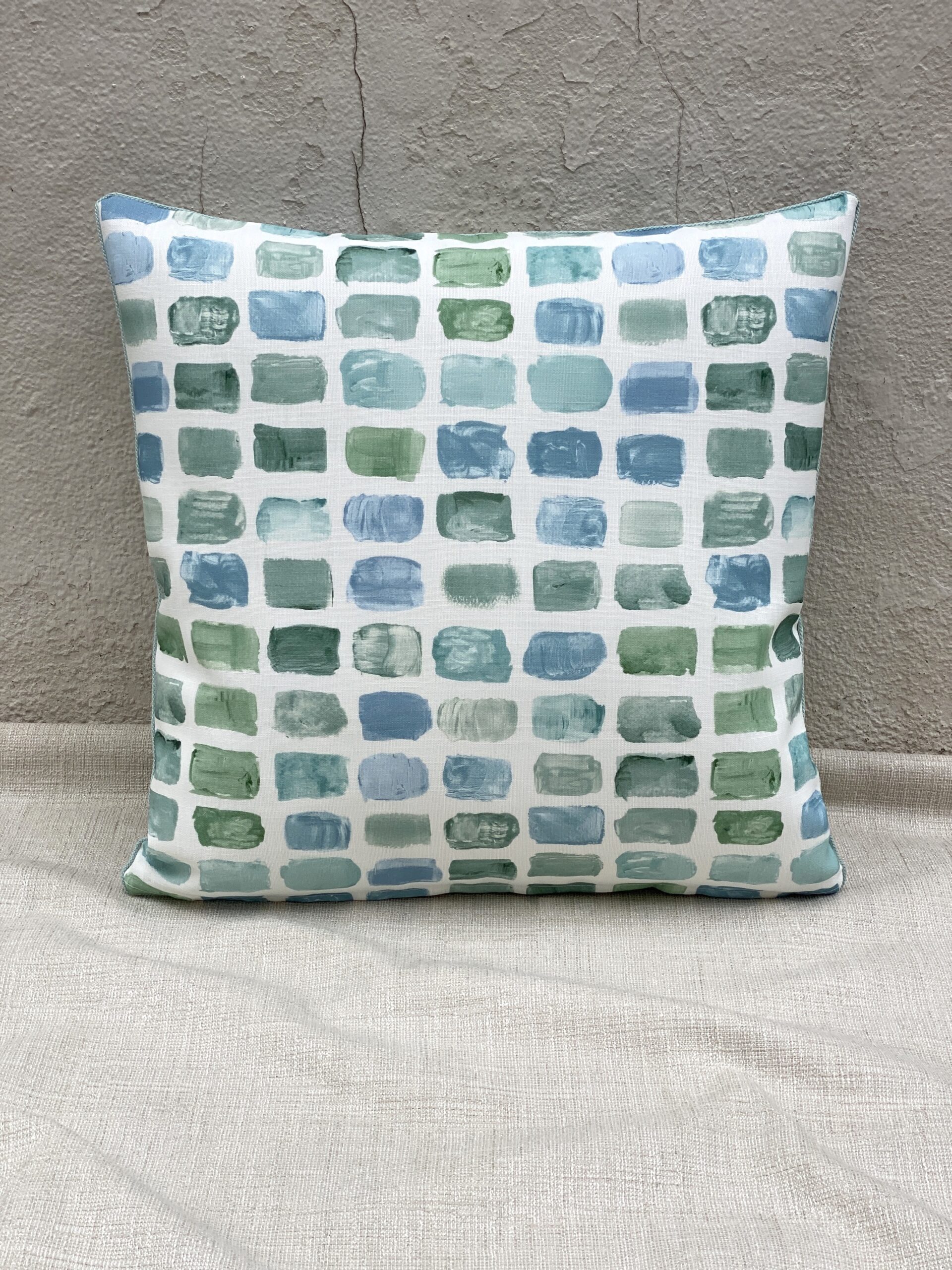 Schumacher Palette Seaglass Pillows