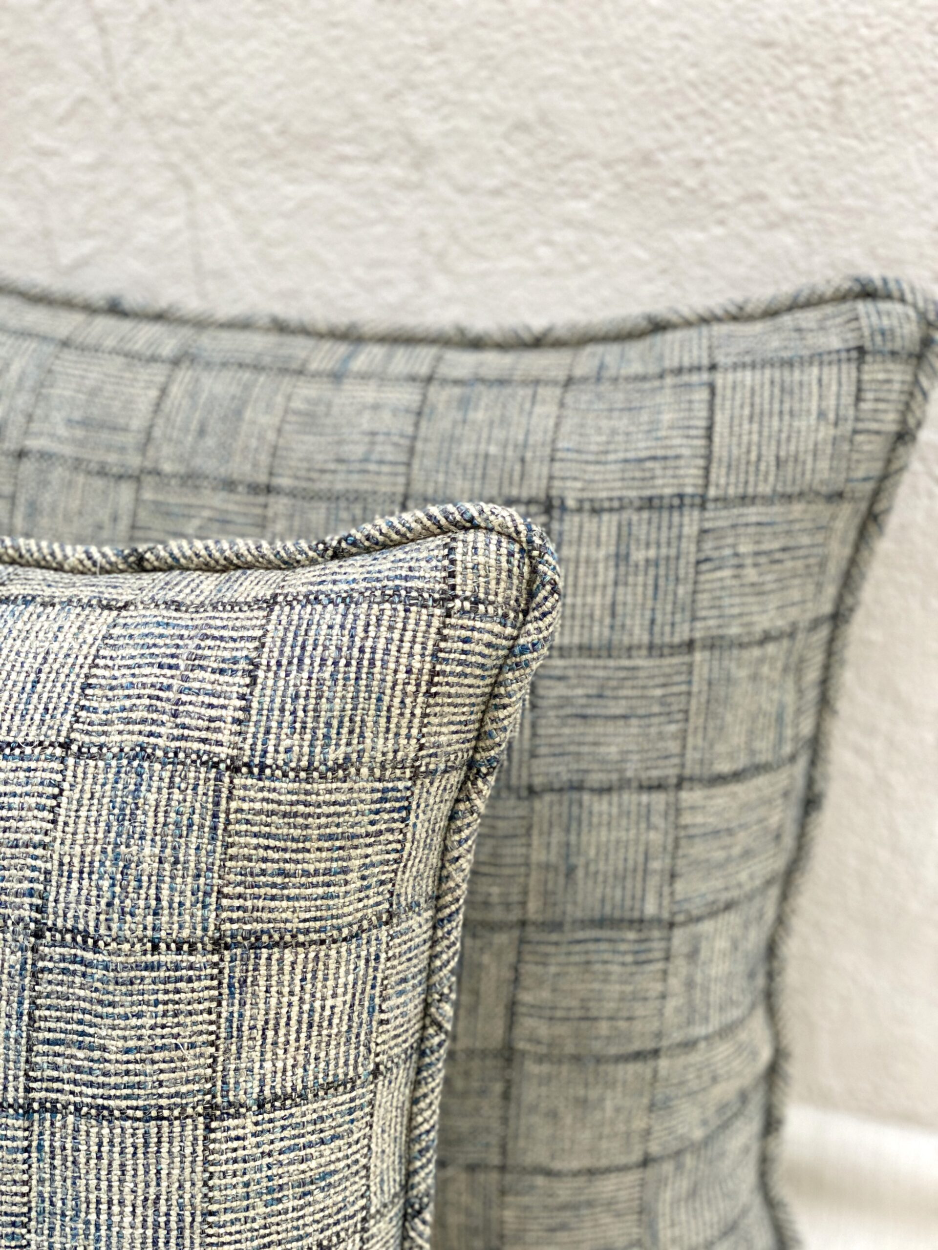 Mark Alexander Crosshatch Check Pillows