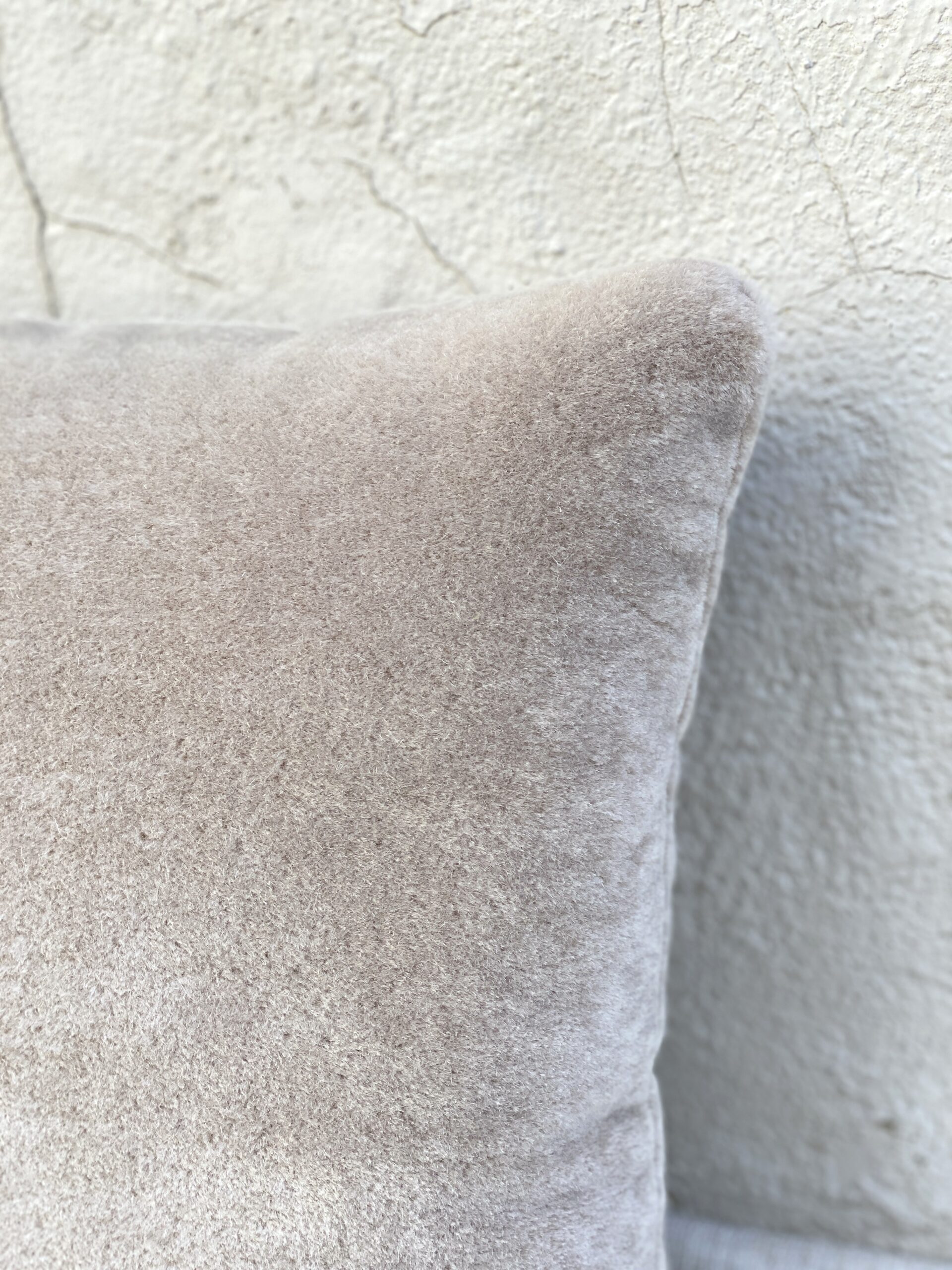 Holly Hunt Great Plains Fuzzy Wuzzy Pillows