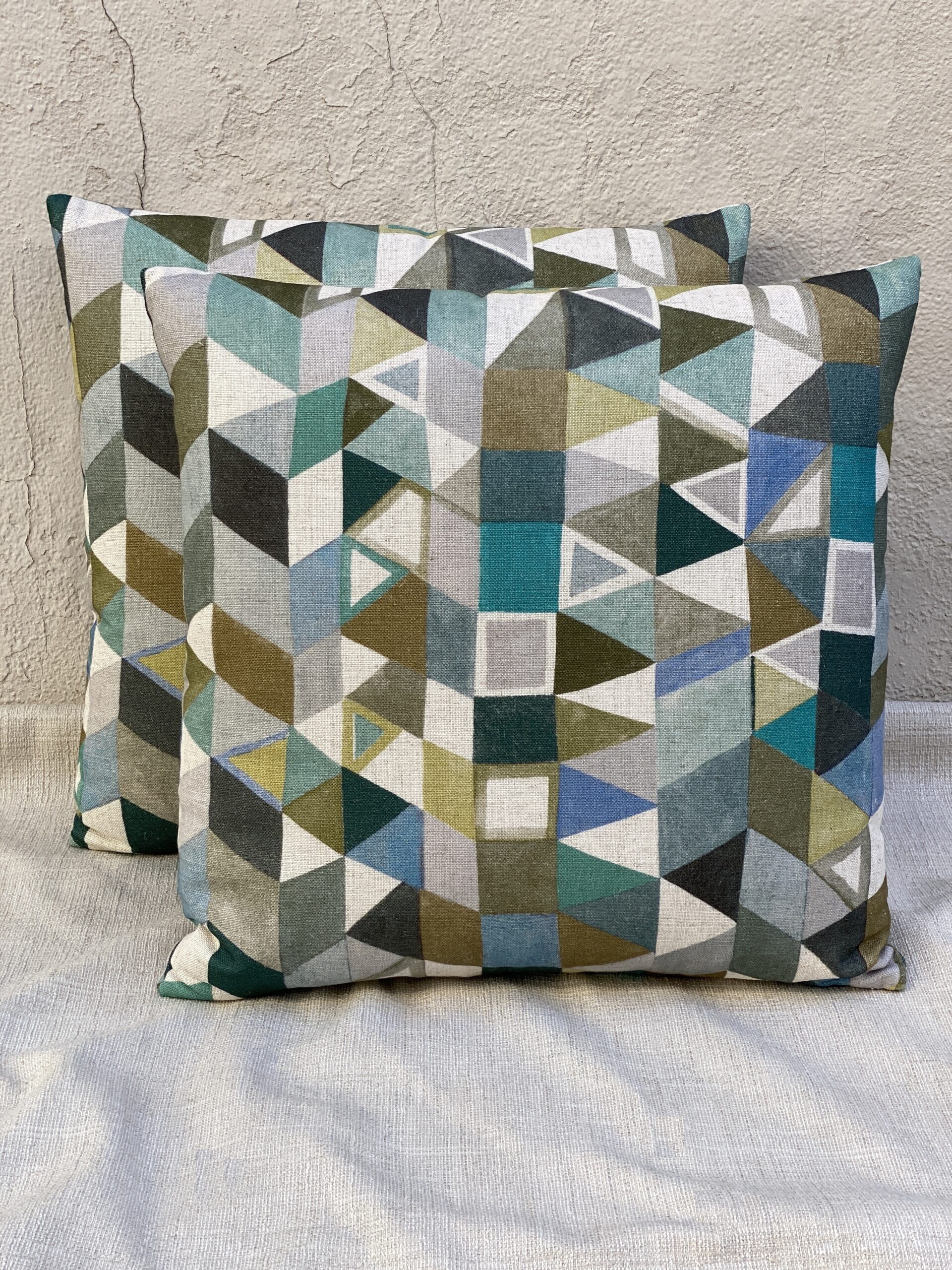 Imogen Heath Linen Fabric Pillows