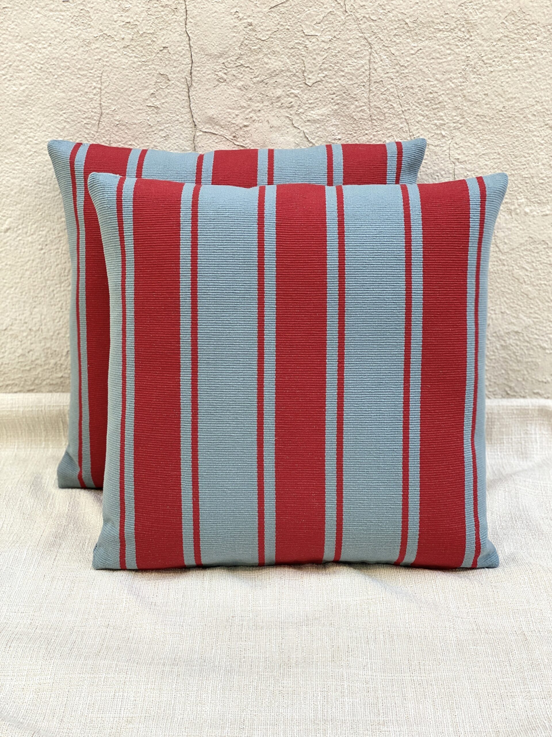 Schumacher Tangier Stripe Pillows