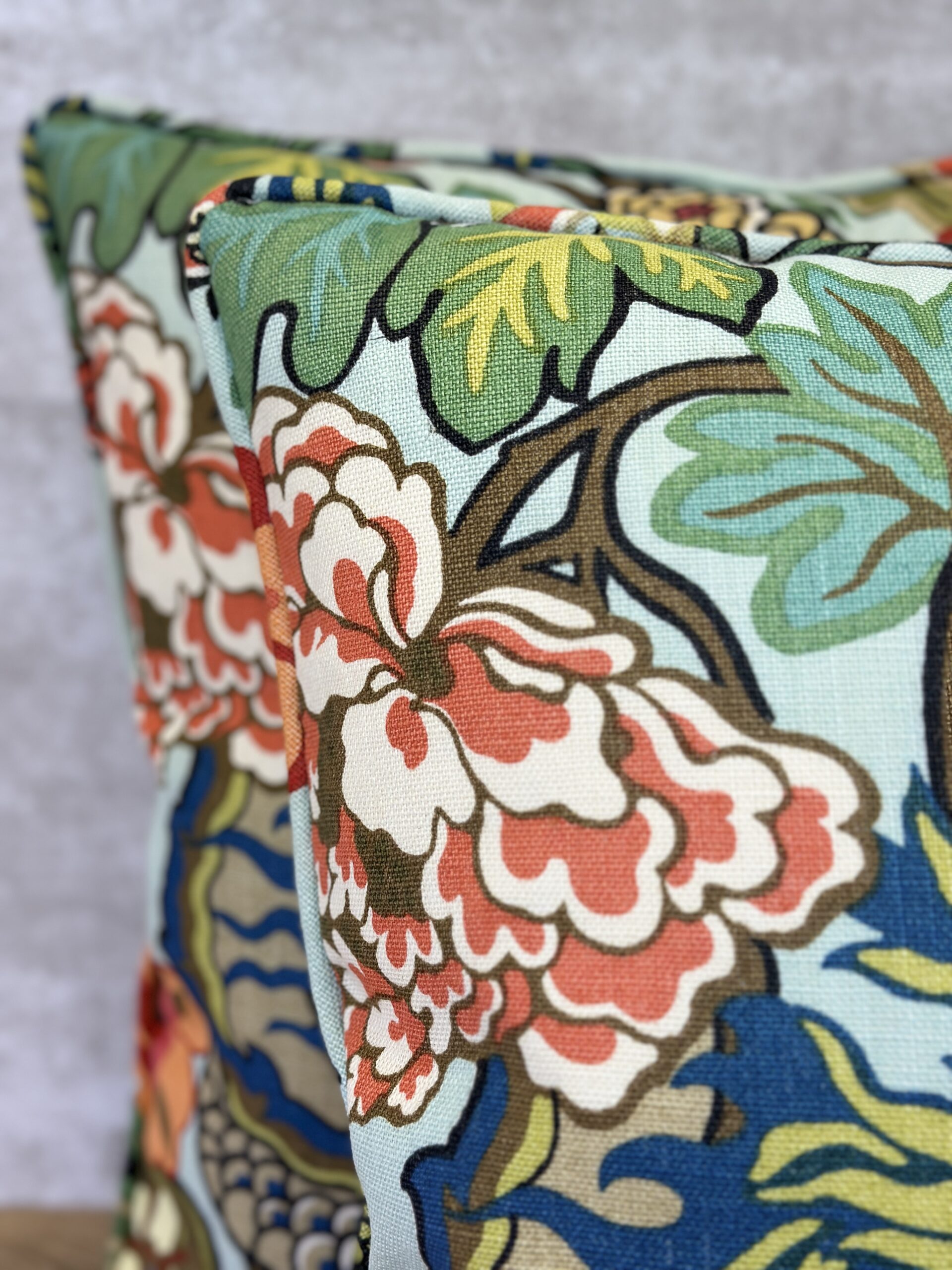 Schumacher Chiang Mai Dragon Pillows