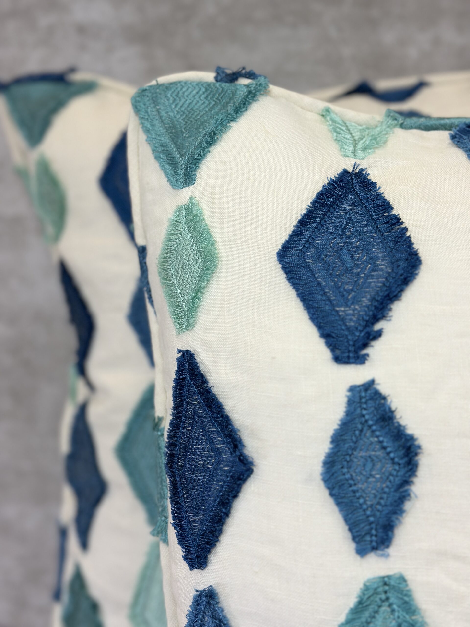 Jim Thompson Feather Cut Pillows
